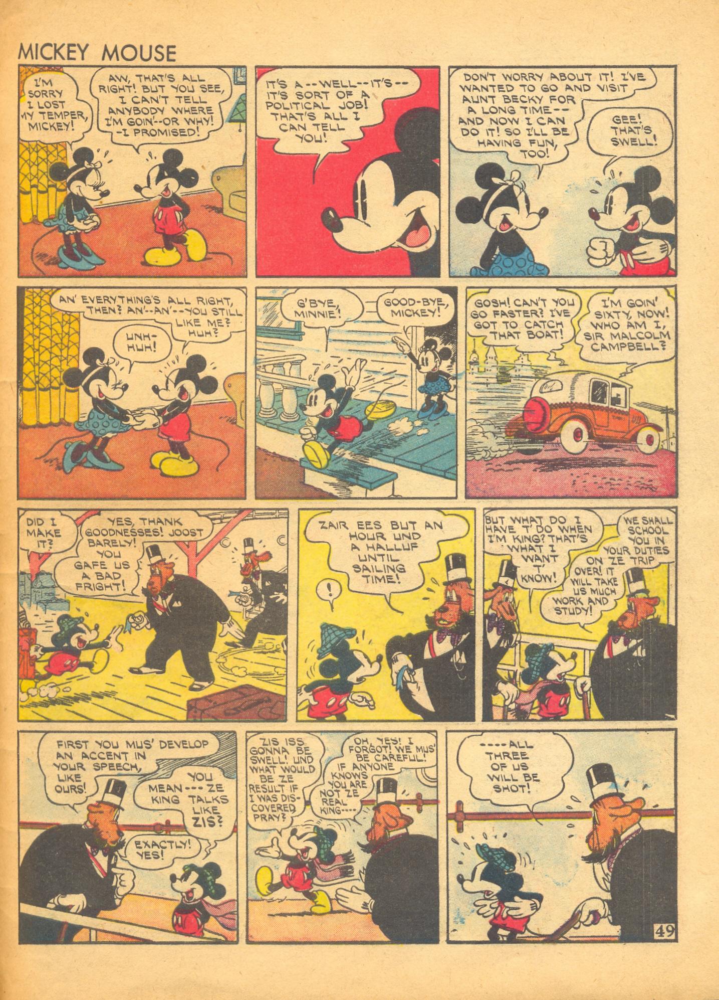 Read online Walt Disney's Comics and Stories comic -  Issue #6 - 51