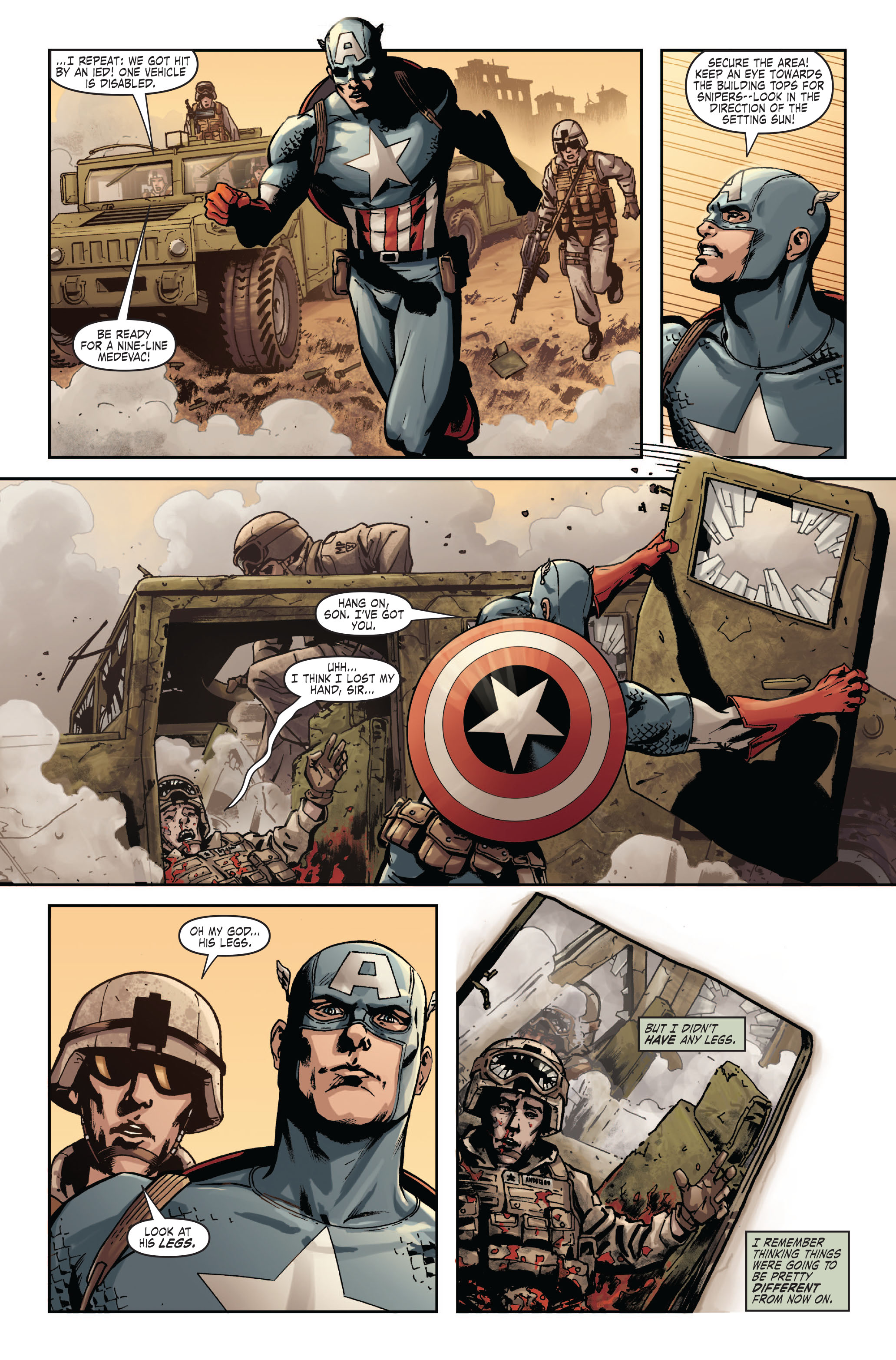 Captain America Theater of War: To Soldier On Full Page 24