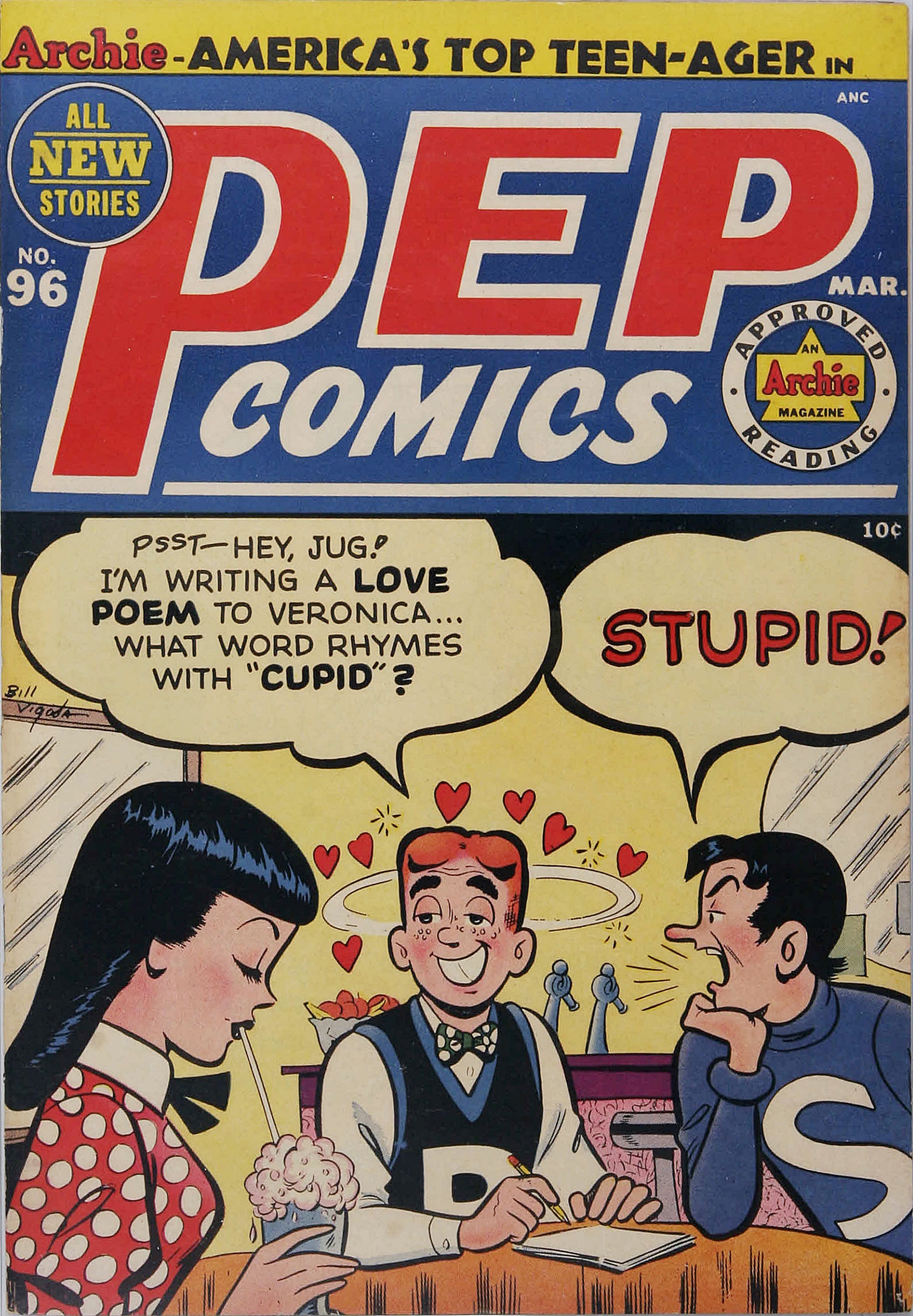 Read online Pep Comics comic -  Issue #96 - 1