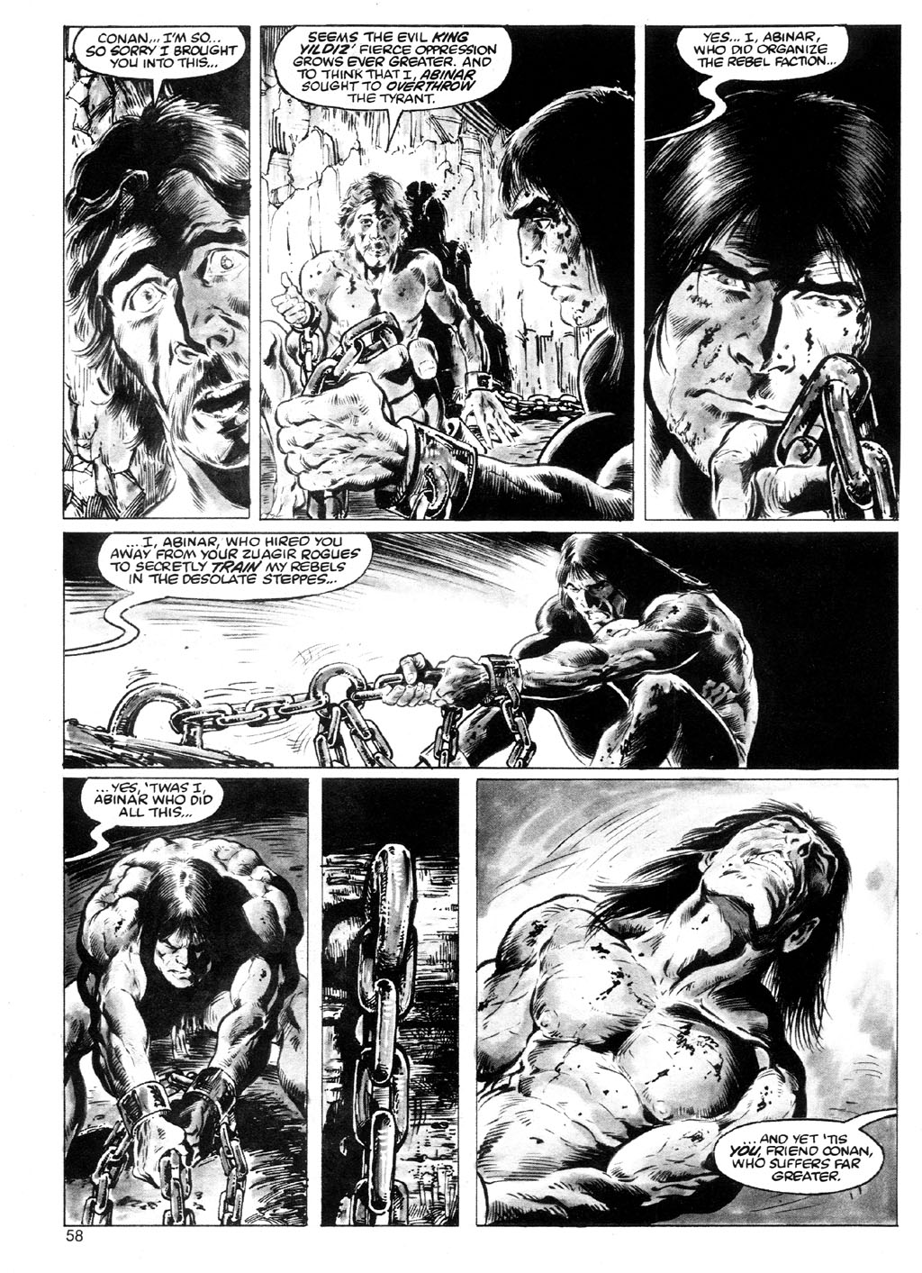 Read online The Savage Sword Of Conan comic -  Issue #91 - 54