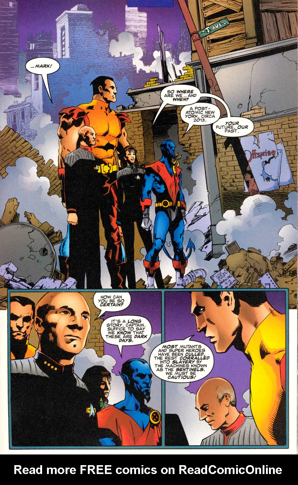 Read online Star Trek: The Next Generation/X-Men: Second Contact comic -  Issue # Full - 26