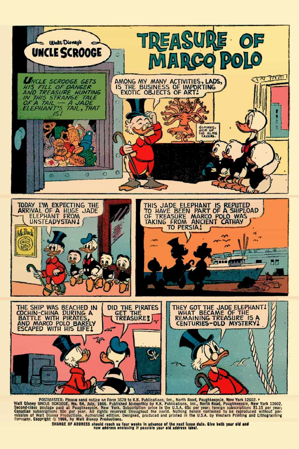 Read online Uncle Scrooge (1953) comic -  Issue #64 - 2