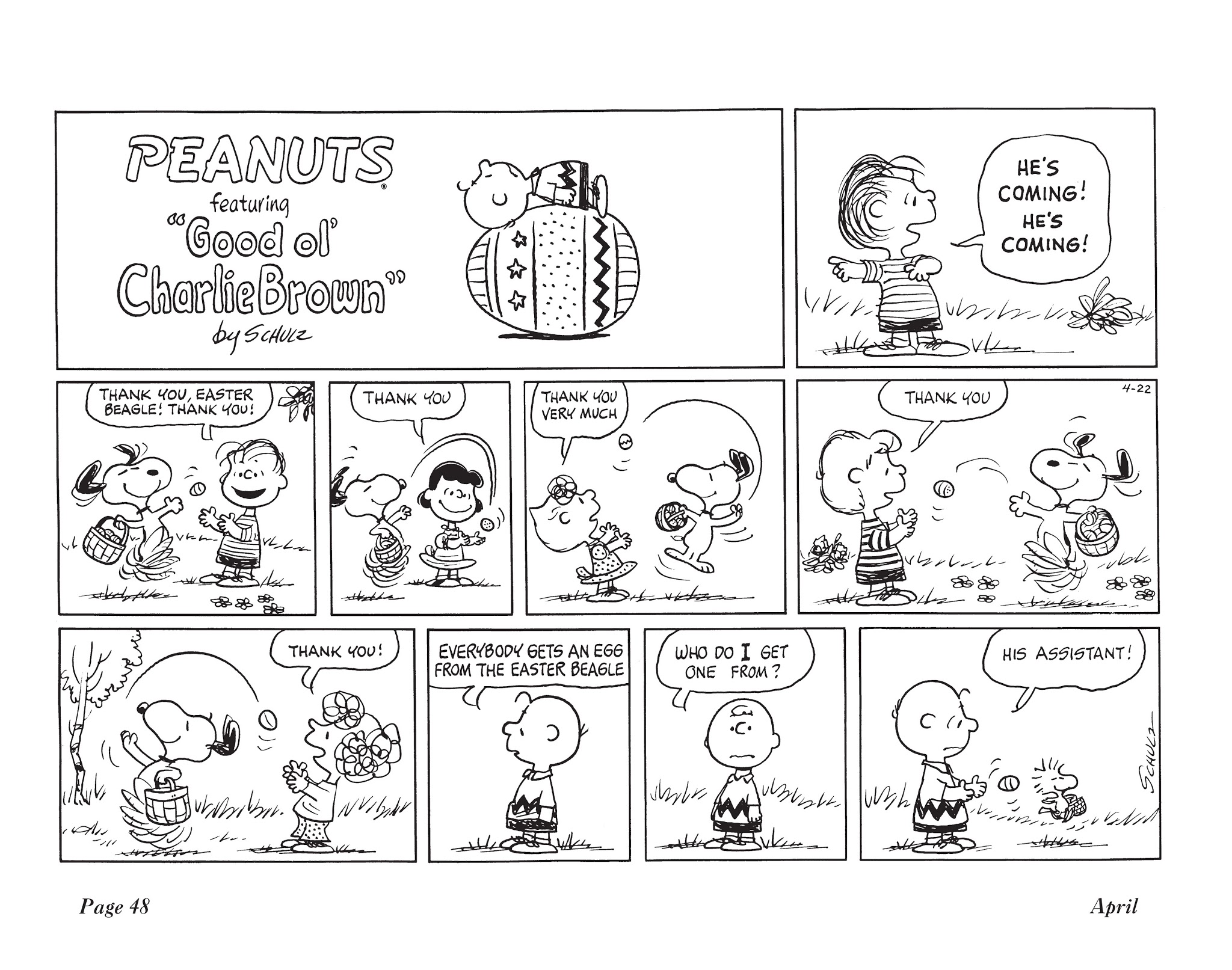 Read online The Complete Peanuts comic -  Issue # TPB 12 - 62