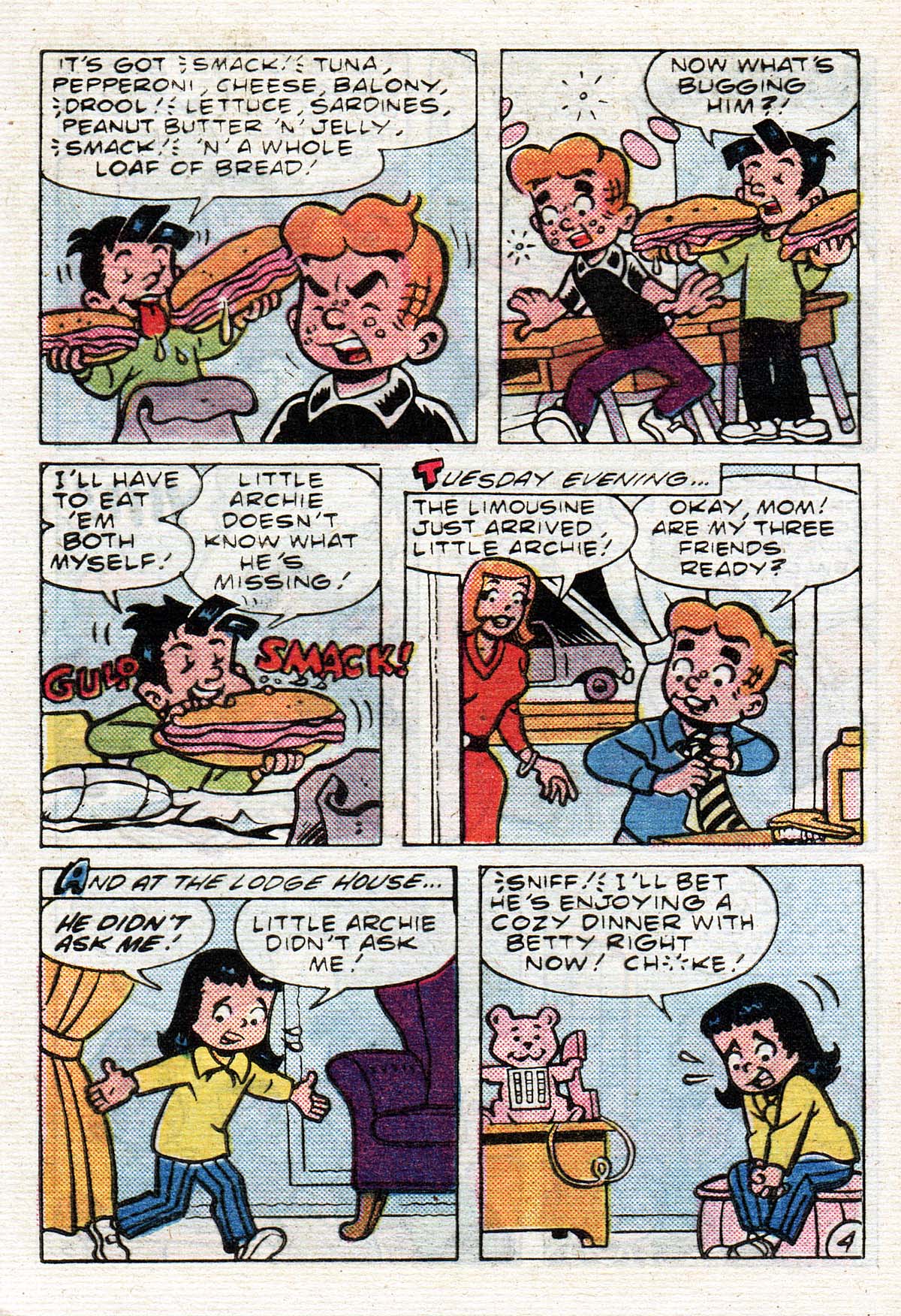 Read online Little Archie Comics Digest Magazine comic -  Issue #33 - 127