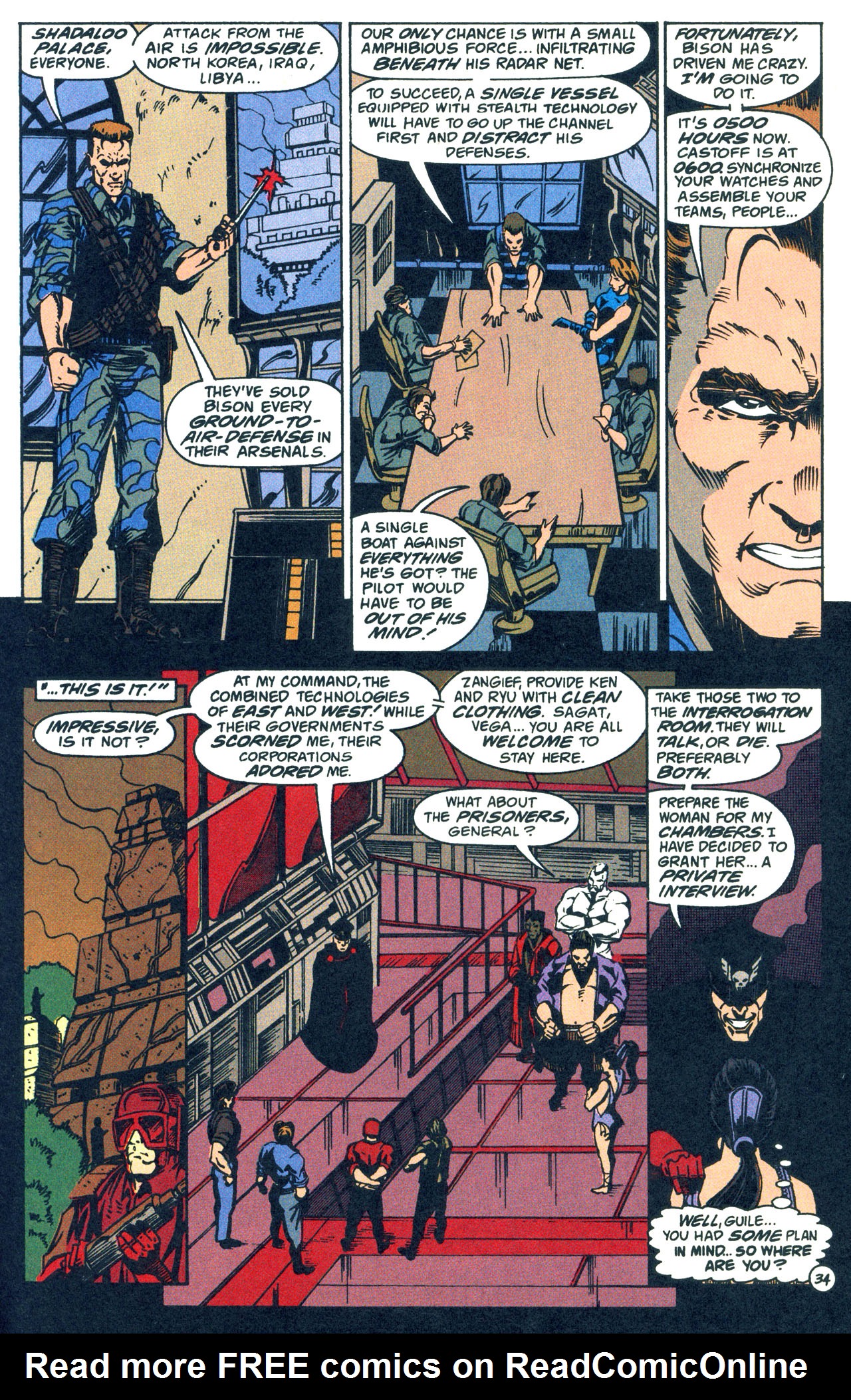 Read online Street Fighter: The Battle For Shadaloo comic -  Issue # Full - 35