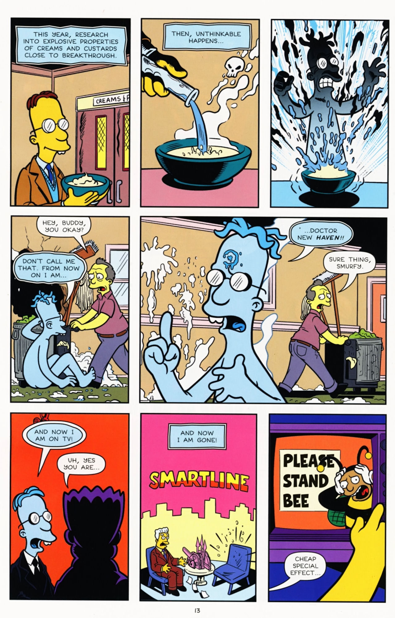 Read online Bongo Comics Presents Simpsons Super Spectacular comic -  Issue #13 - 15