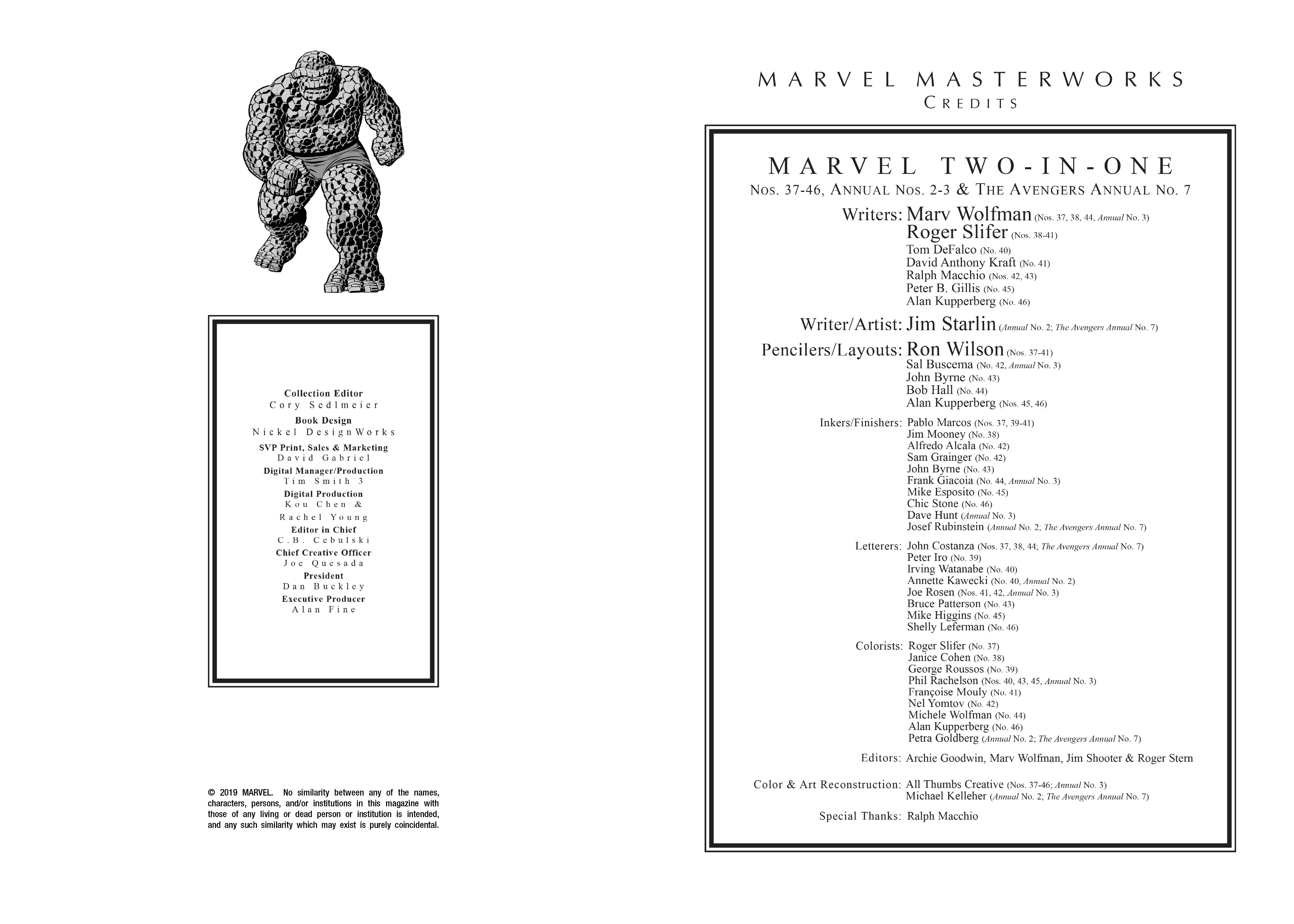 Read online Marvel Masterworks: Marvel Two-In-One comic -  Issue # TPB 4 (Part 1) - 3