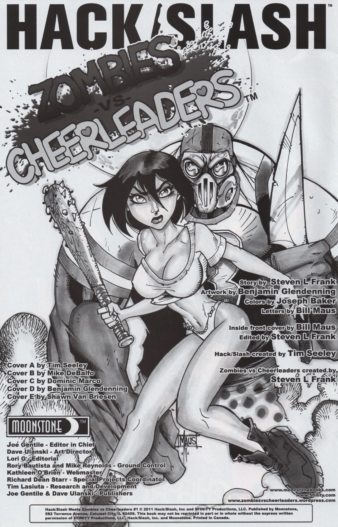 Read online Hack/Slash Meets Zombies vs. Cheerleaders comic -  Issue # Full - 4