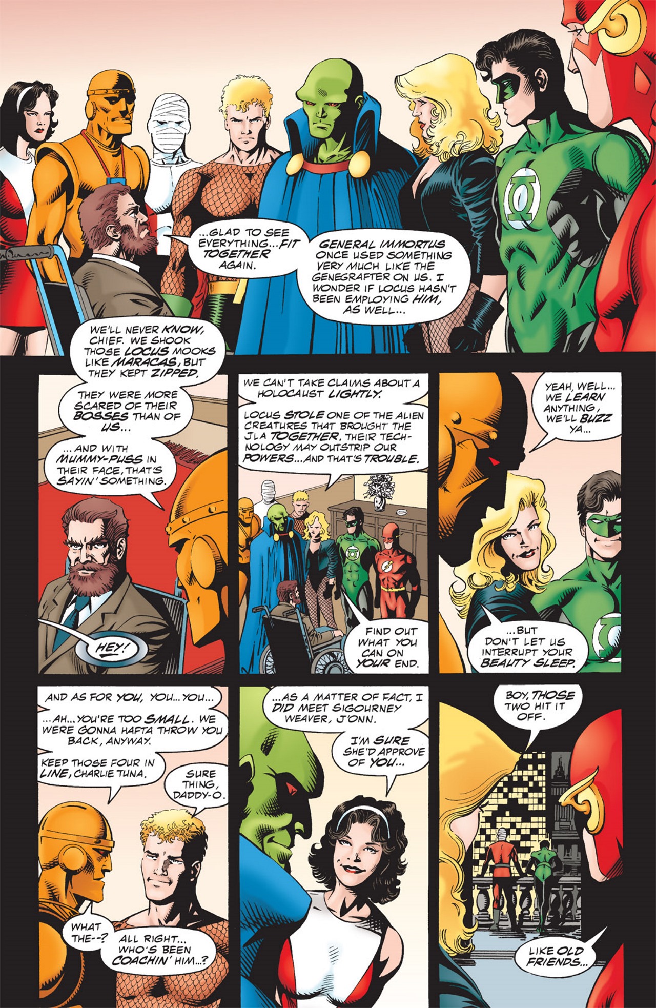 Read online JLA: Year One comic -  Issue #6 - 23