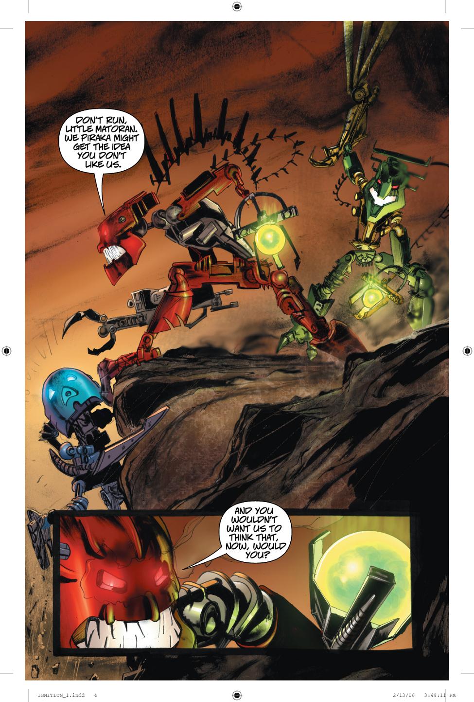 Read online Bionicle: Ignition comic -  Issue #1 - 3