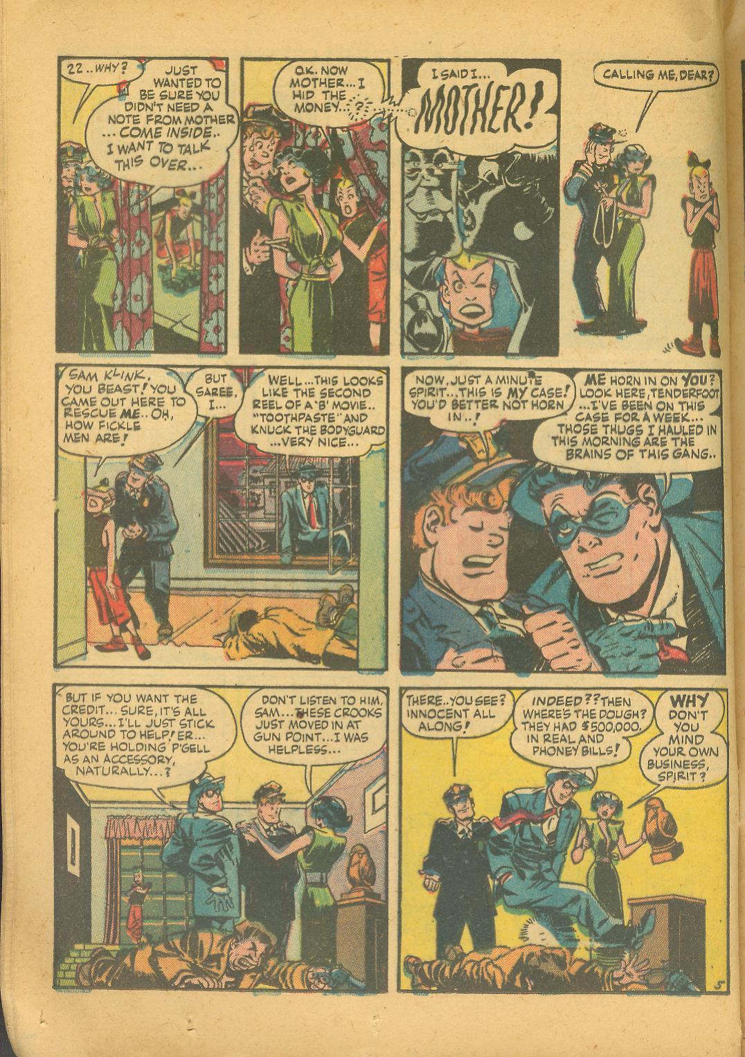 Read online The Spirit (1952) comic -  Issue #5 - 24