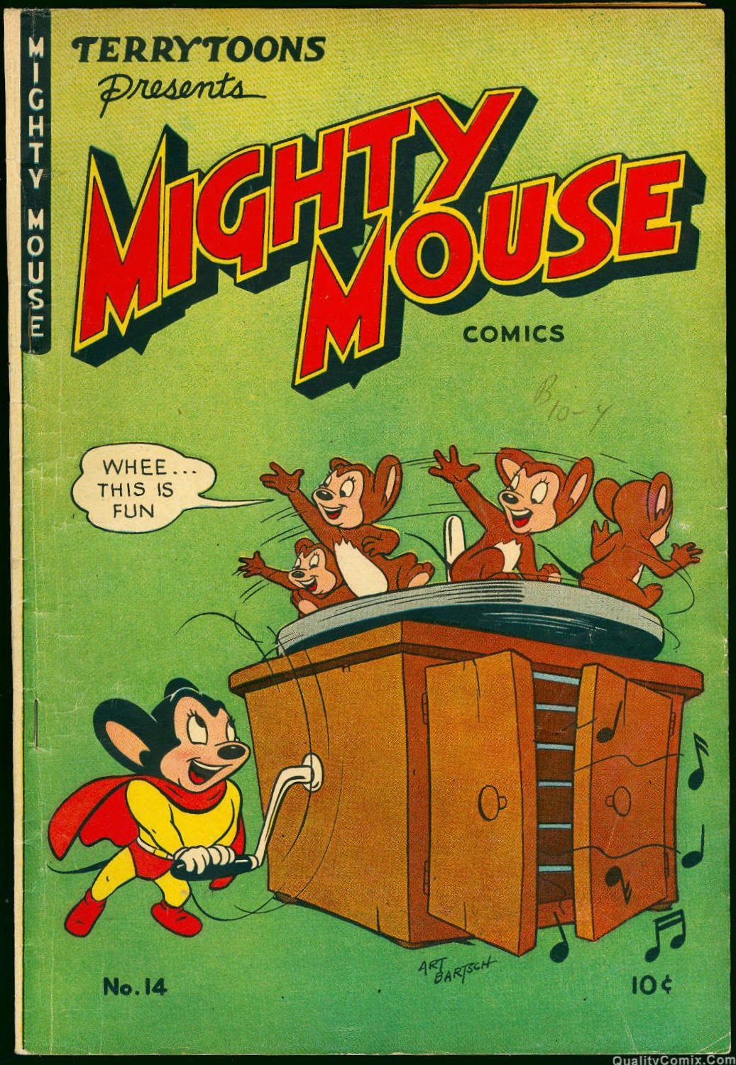 Read online Paul Terry's Mighty Mouse Comics comic -  Issue #14 - 1