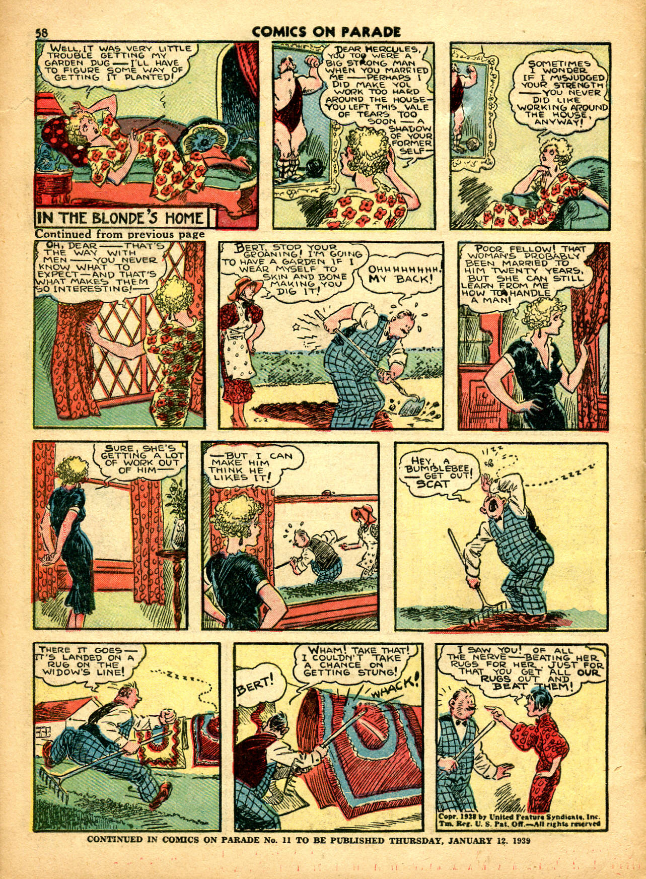 Read online Comics on Parade comic -  Issue #10 - 60