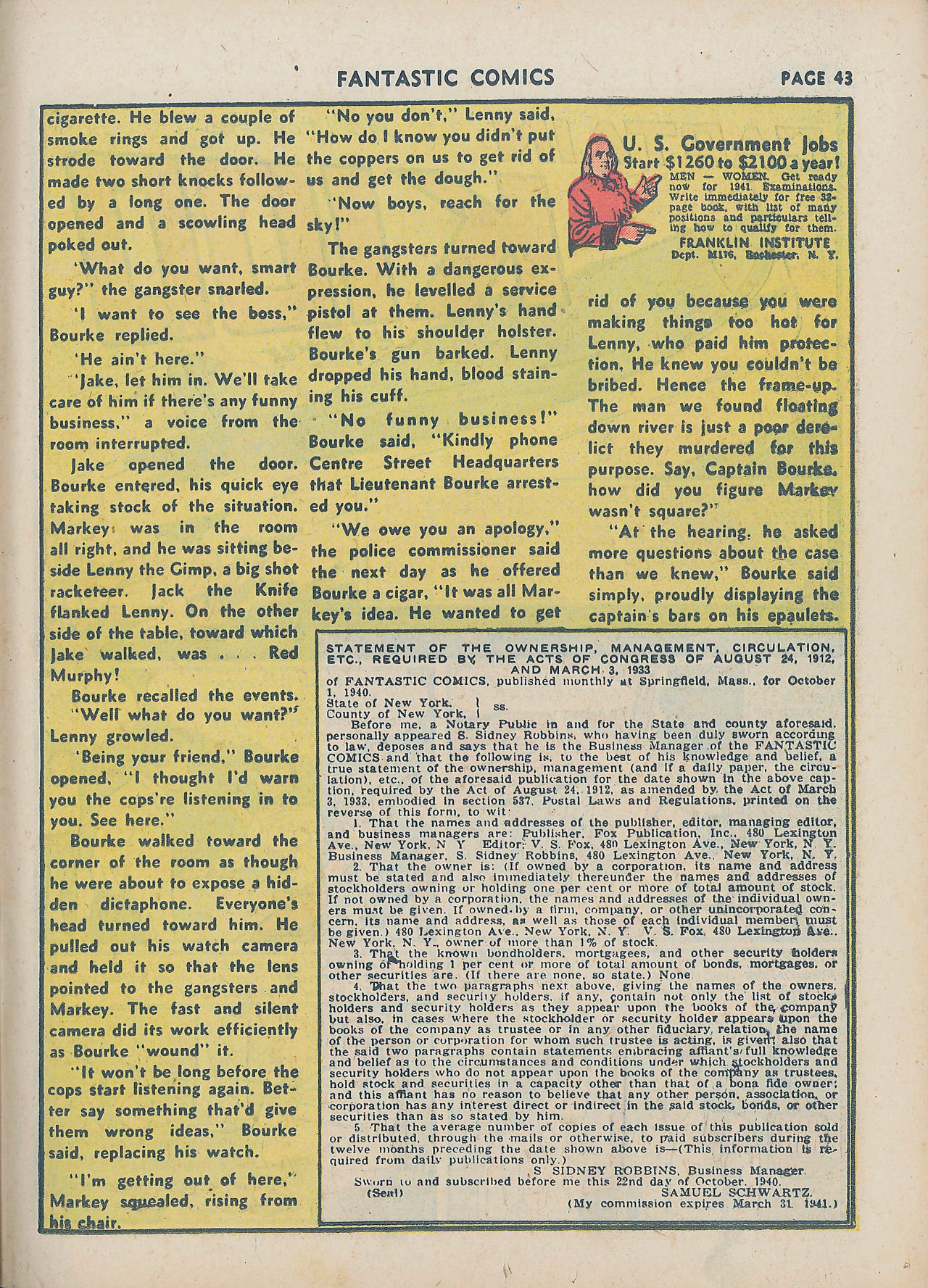 Read online Fantastic Comics comic -  Issue #16 - 44