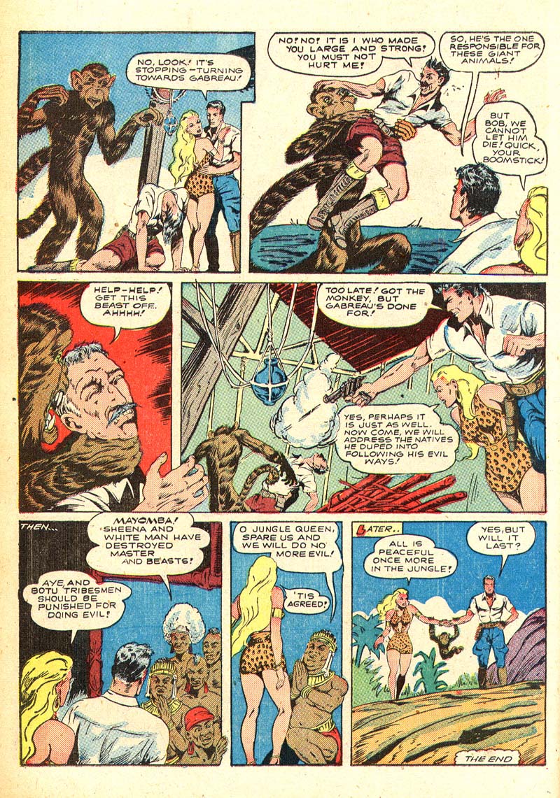 Read online Sheena, Queen of the Jungle (1942) comic -  Issue #4 - 38