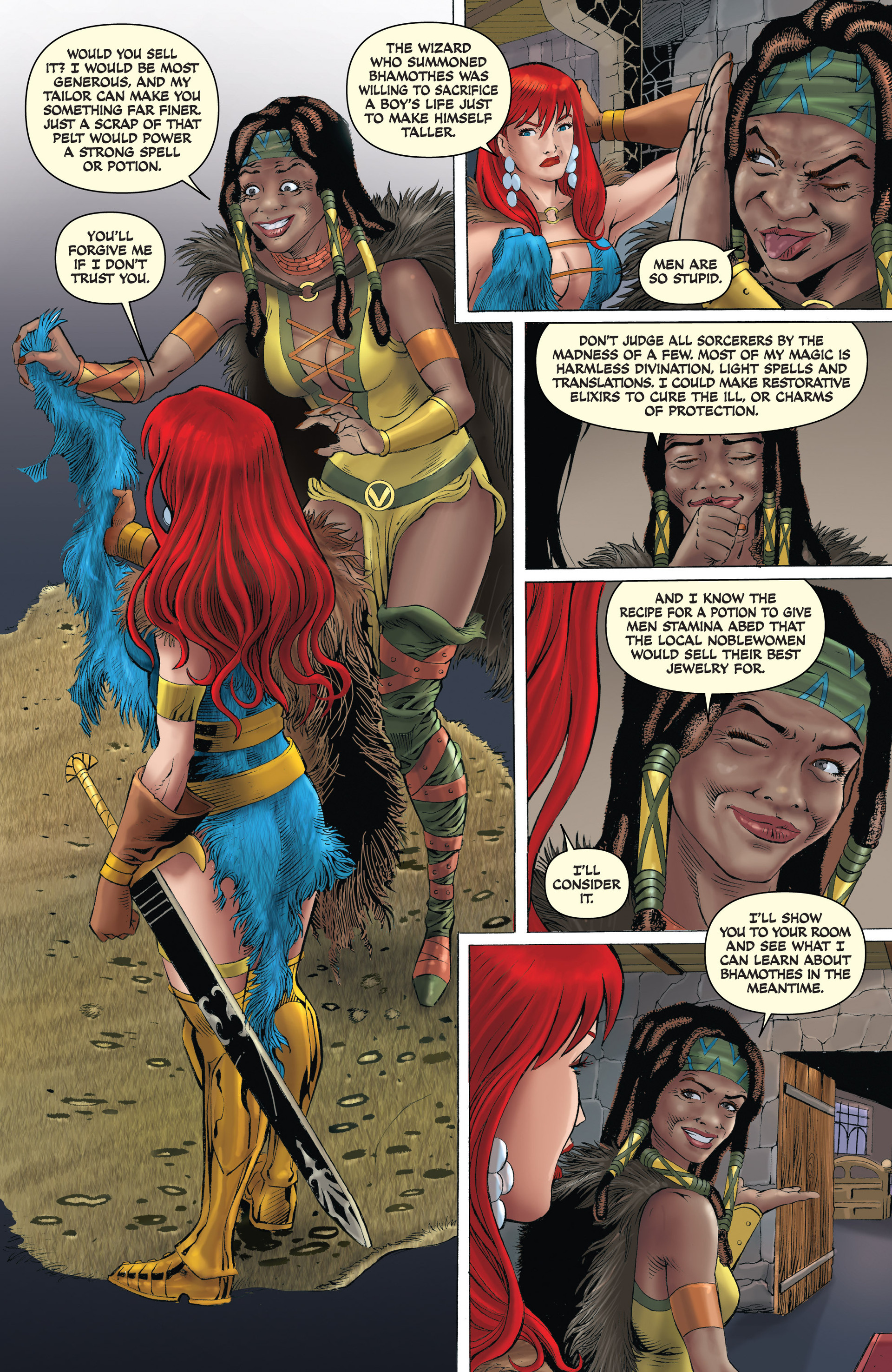 Read online Red Sonja: Unchained comic -  Issue #2 - 22