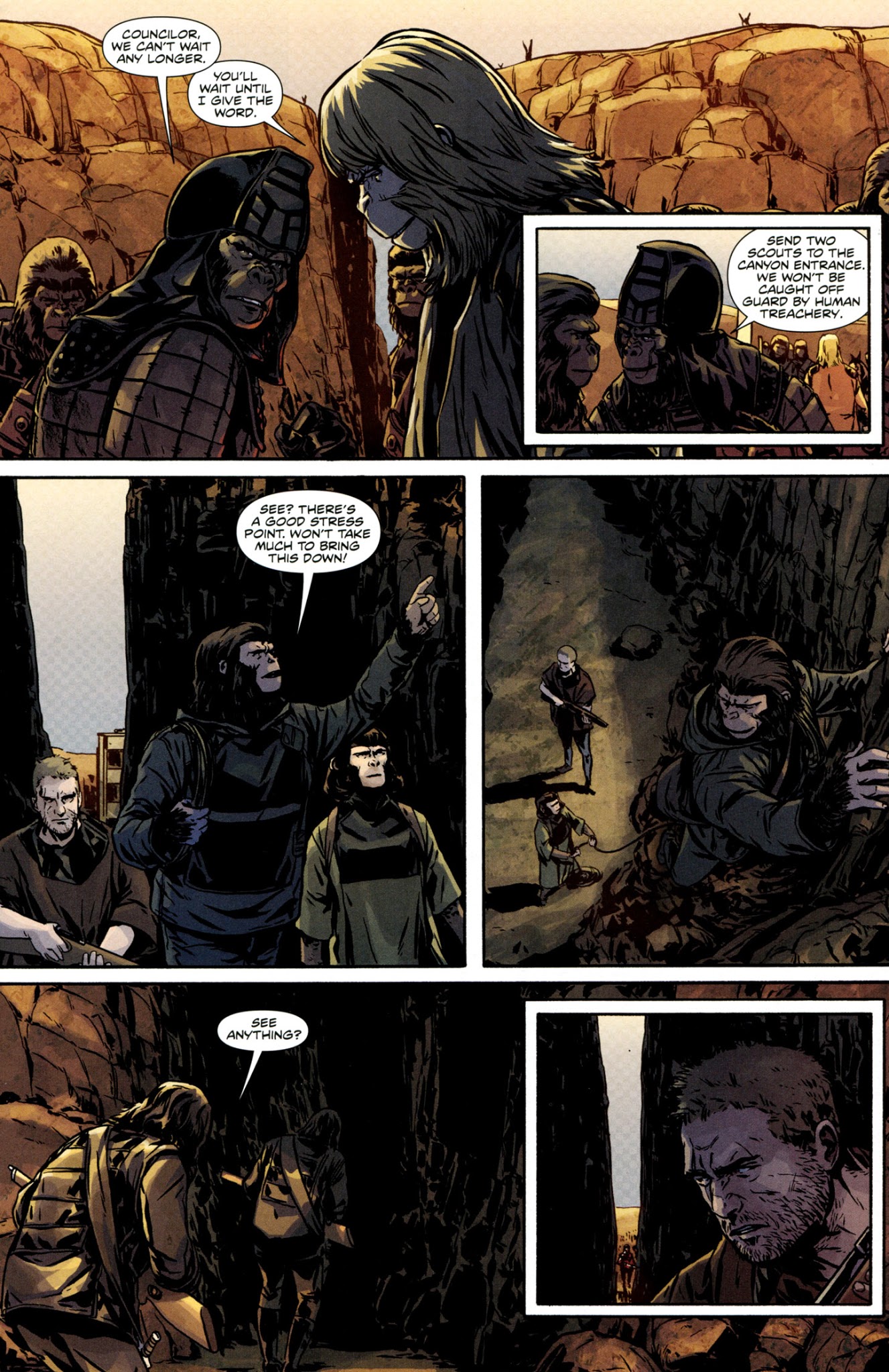 Read online Exile on the Planet of the Apes comic -  Issue #3 - 21