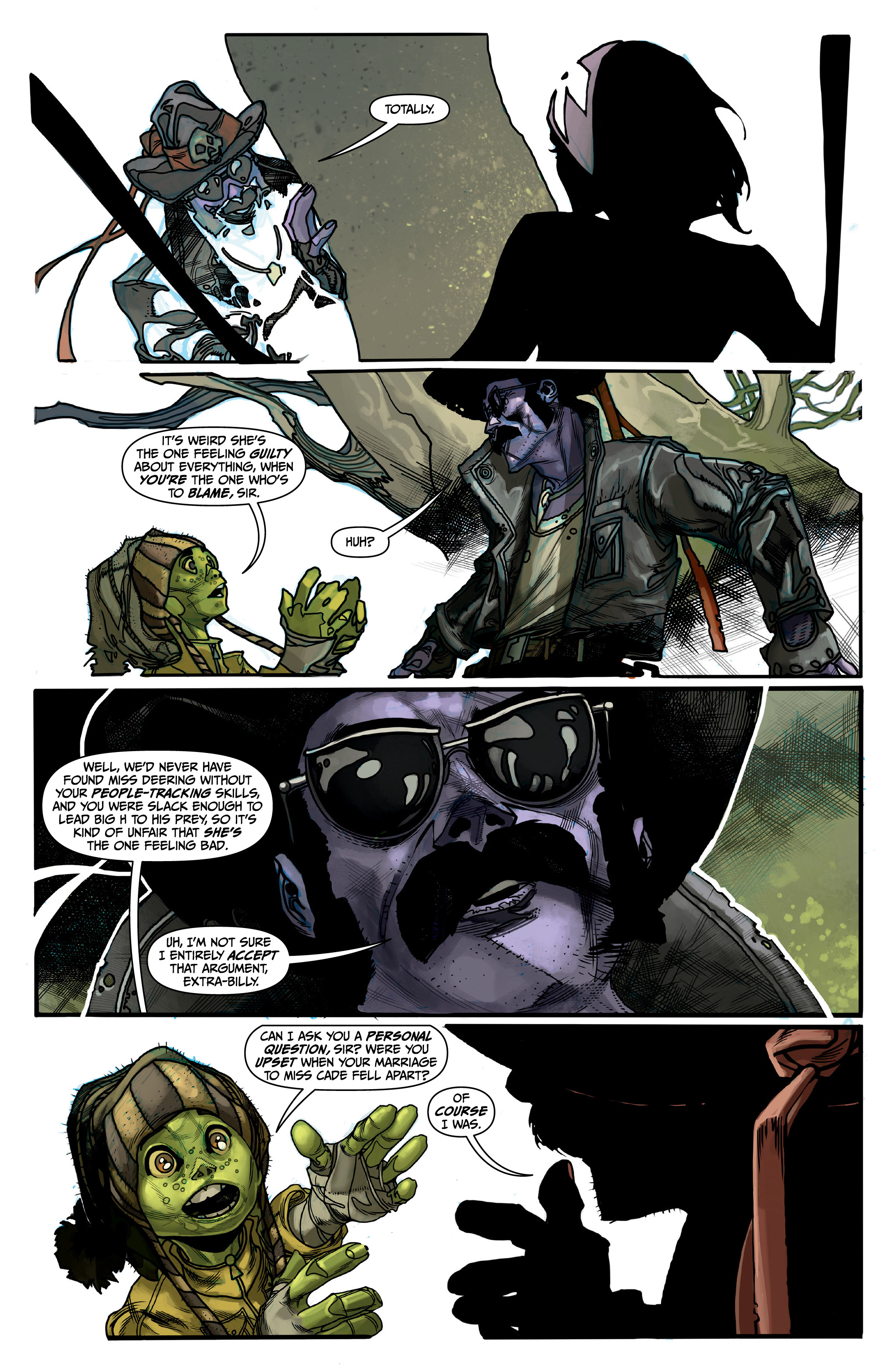 Read online Sharkey the Bounty Hunter comic -  Issue #5 - 5