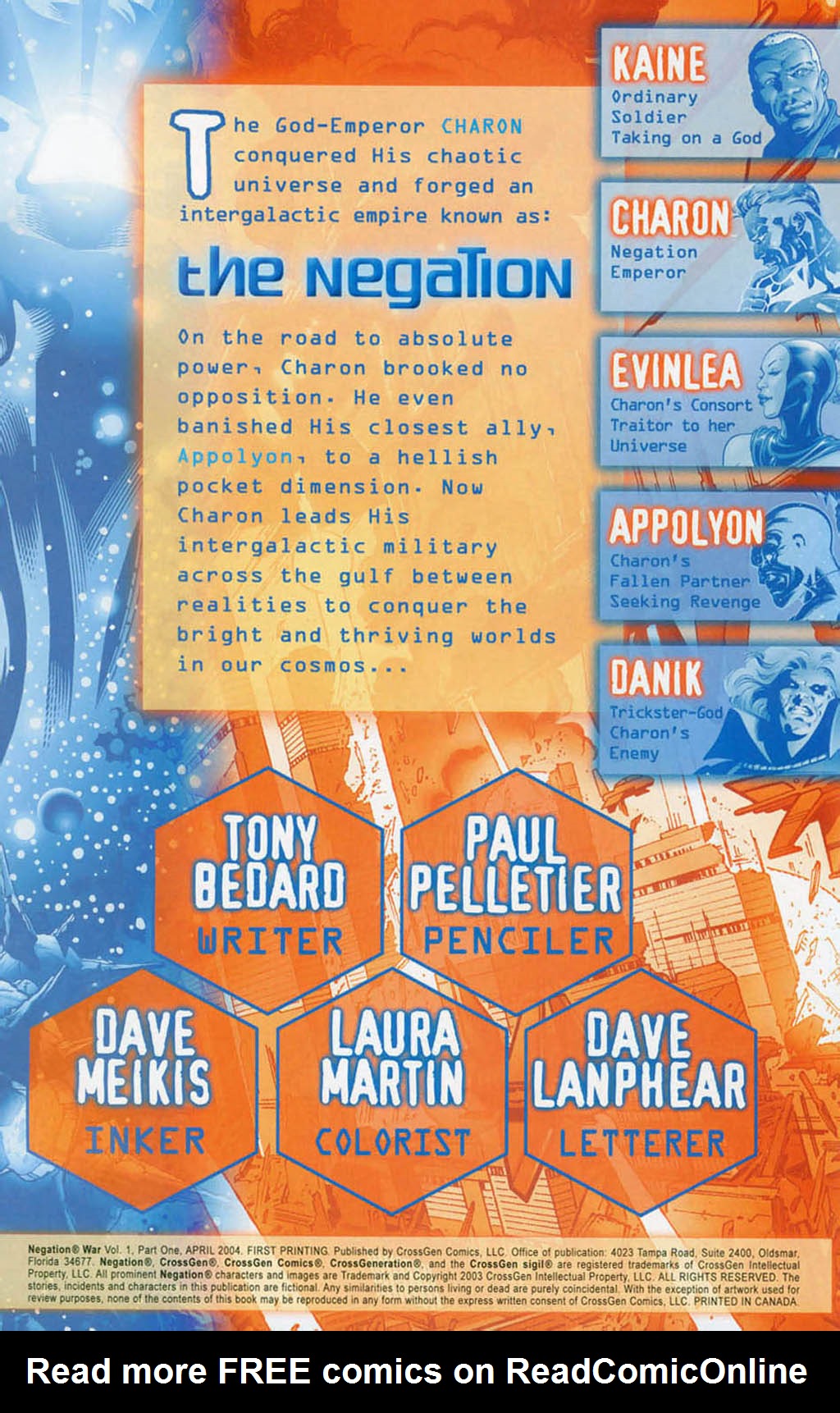 Read online Negation War comic -  Issue #1 - 2