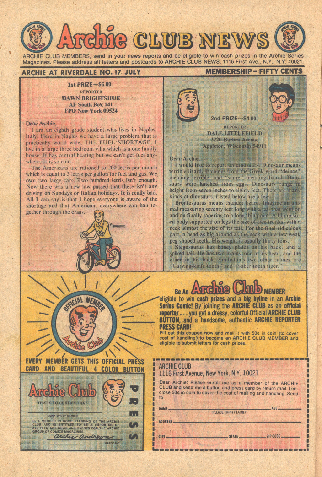 Read online Archie at Riverdale High (1972) comic -  Issue #17 - 10