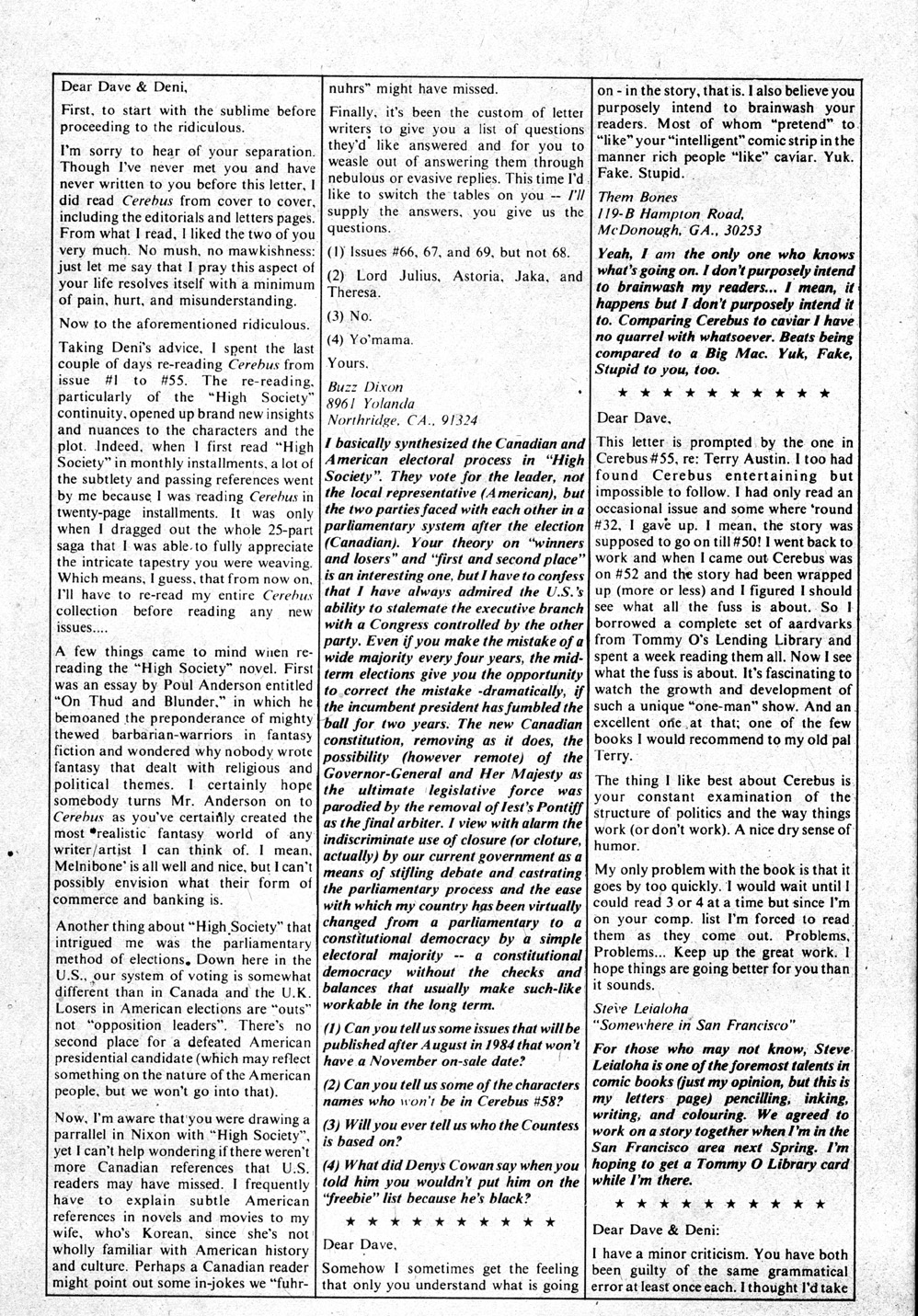 Read online Cerebus comic -  Issue #57 - 31