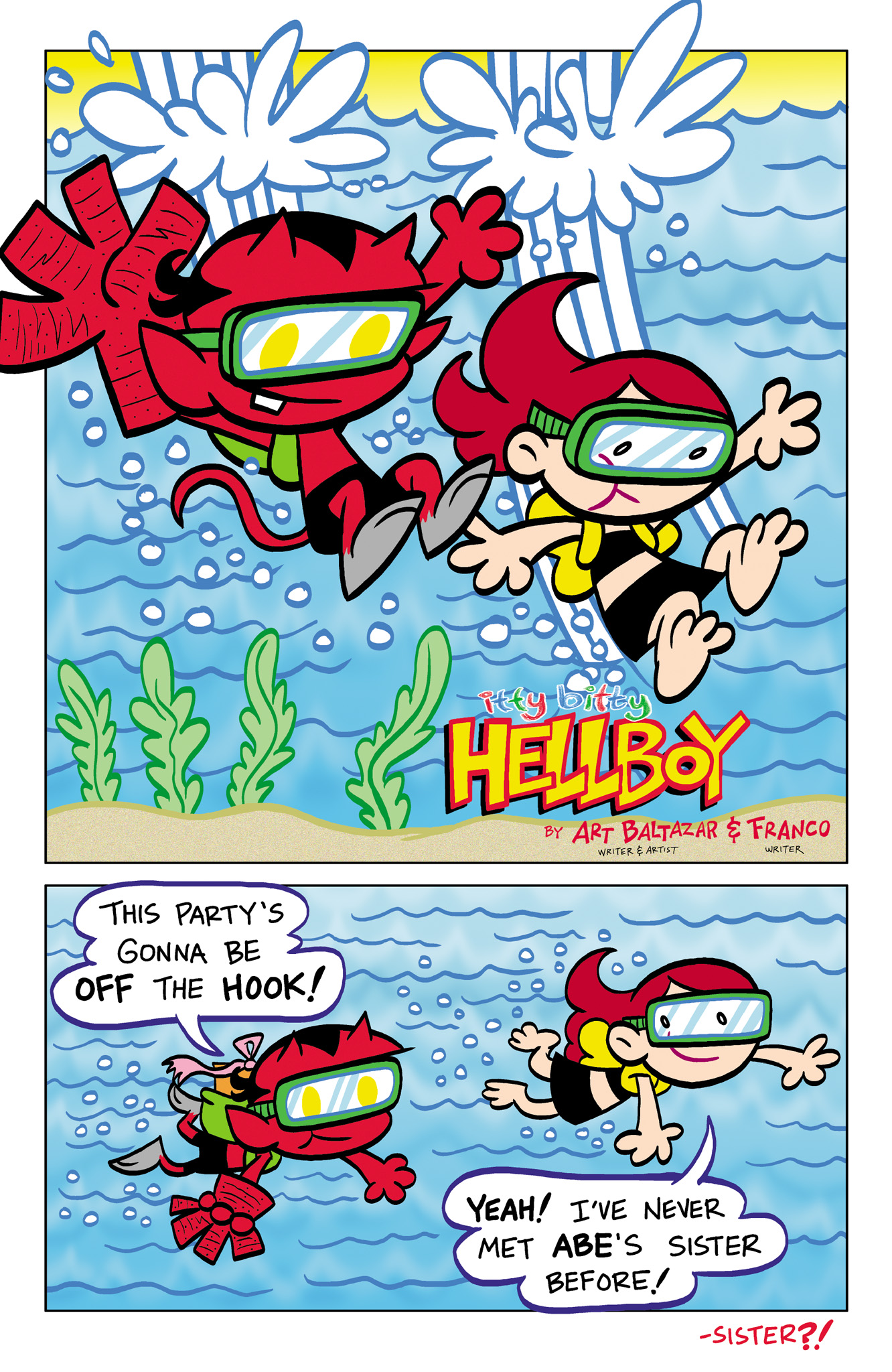 Read online Itty Bitty Hellboy comic -  Issue #5 - 4