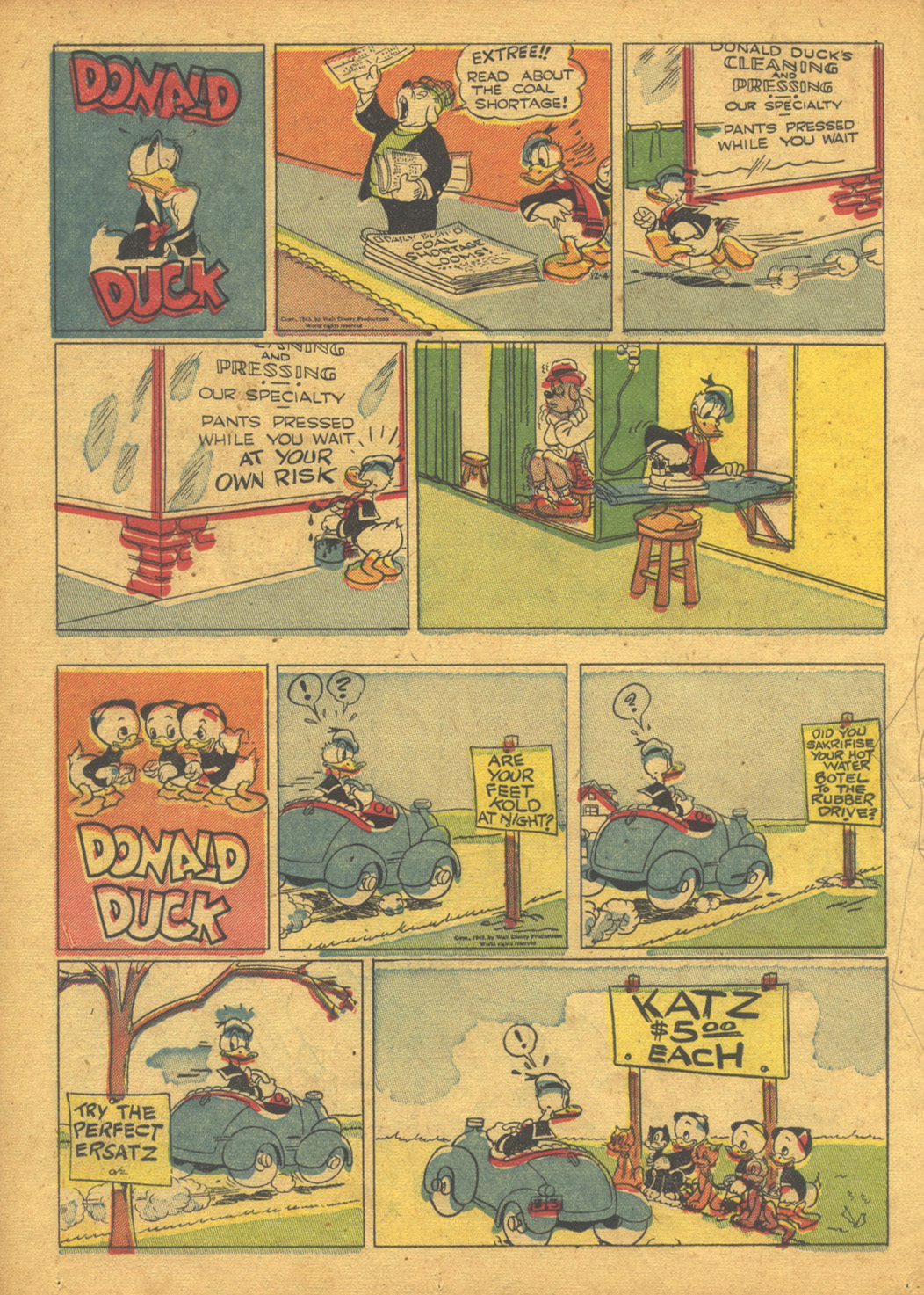 Read online Walt Disney's Comics and Stories comic -  Issue #49 - 36