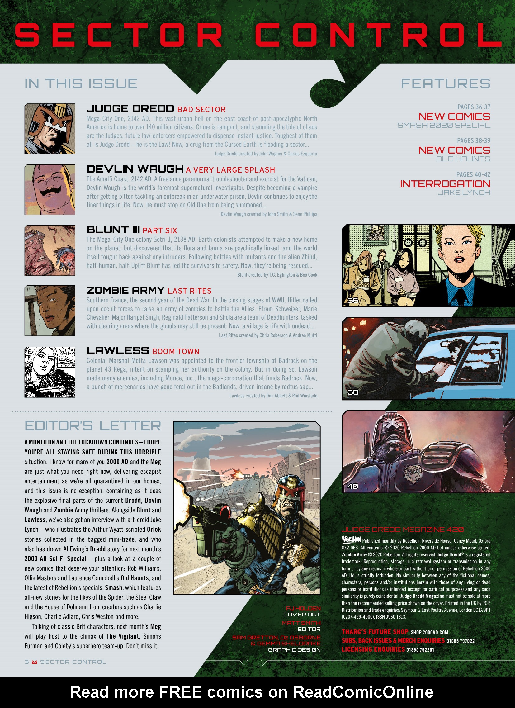 Read online Judge Dredd Megazine (Vol. 5) comic -  Issue #420 - 3