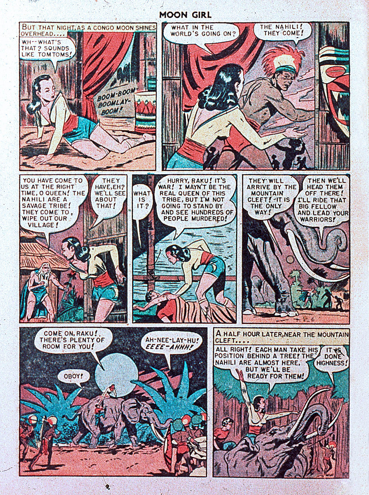 Read online Moon Girl (1947) comic -  Issue #2 - 12