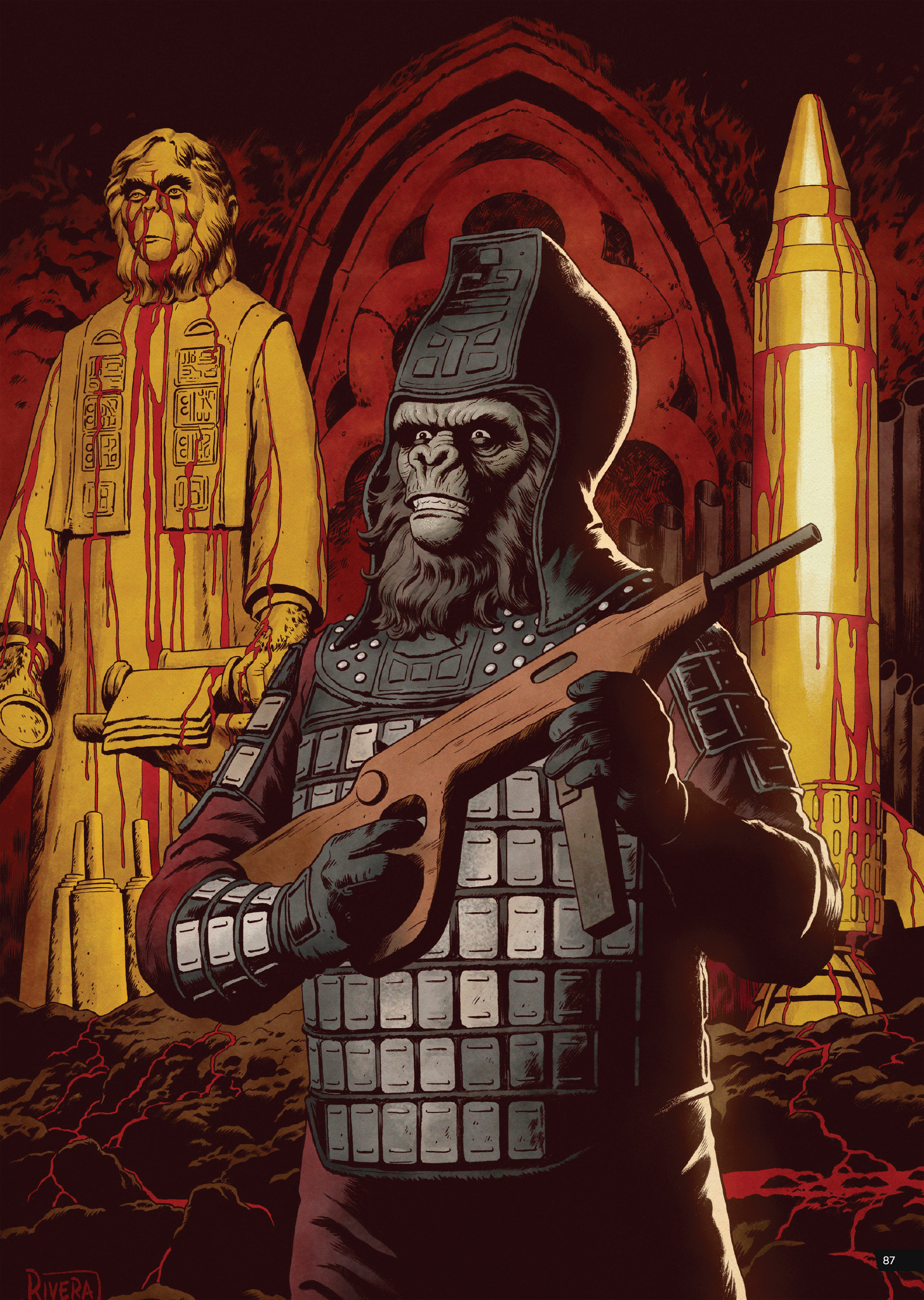 Read online Planet of the Apes Artist Tribute comic -  Issue # TPB - 87
