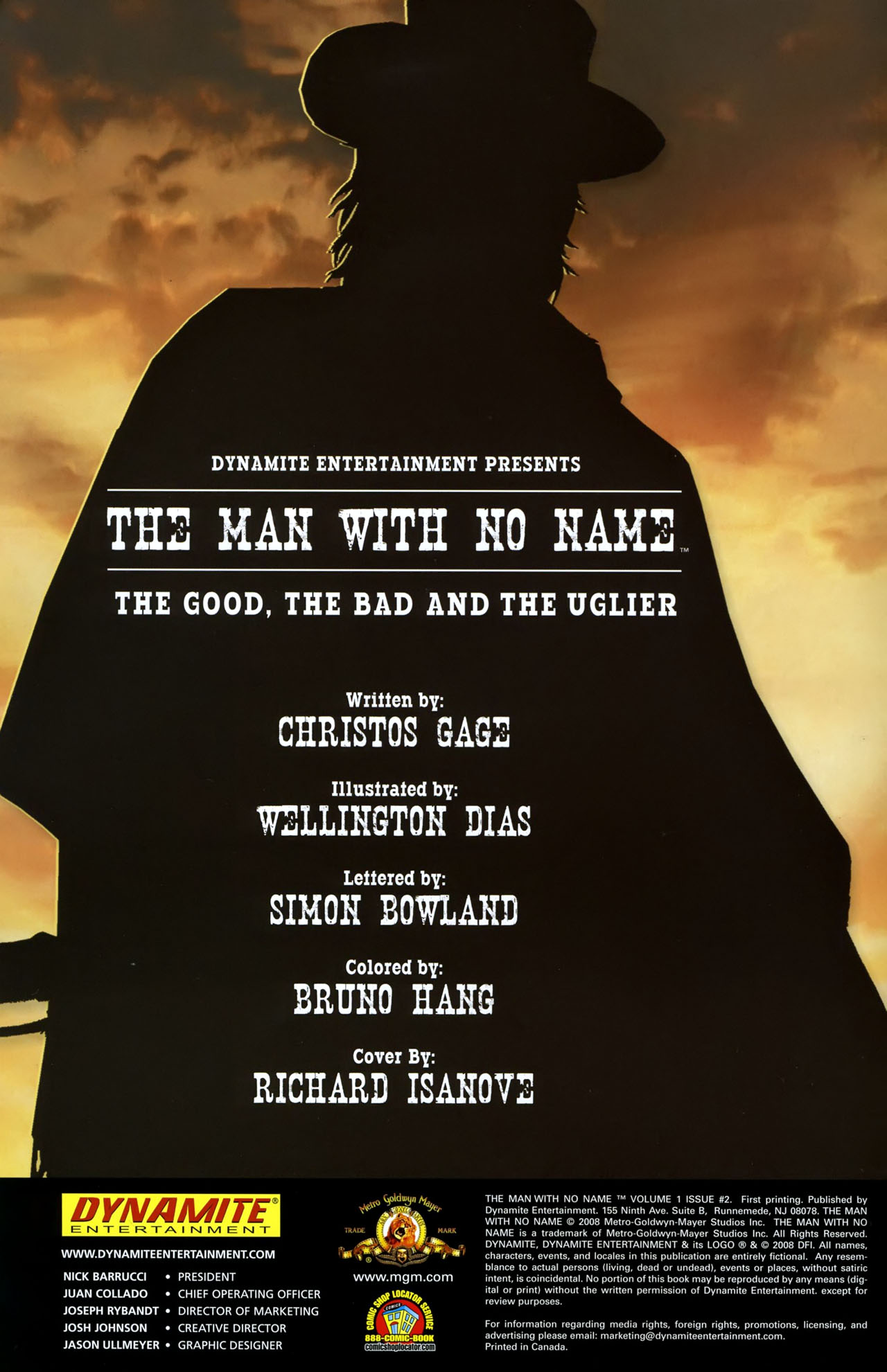 Read online The Man with No Name comic -  Issue #2 - 2