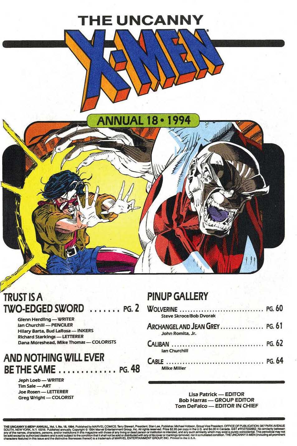 Read online Uncanny X-Men (1963) comic -  Issue # _Annual 18 - 3
