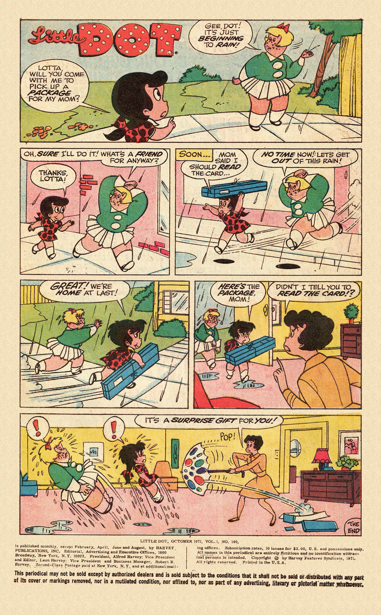 Read online Little Dot (1953) comic -  Issue #140 - 3