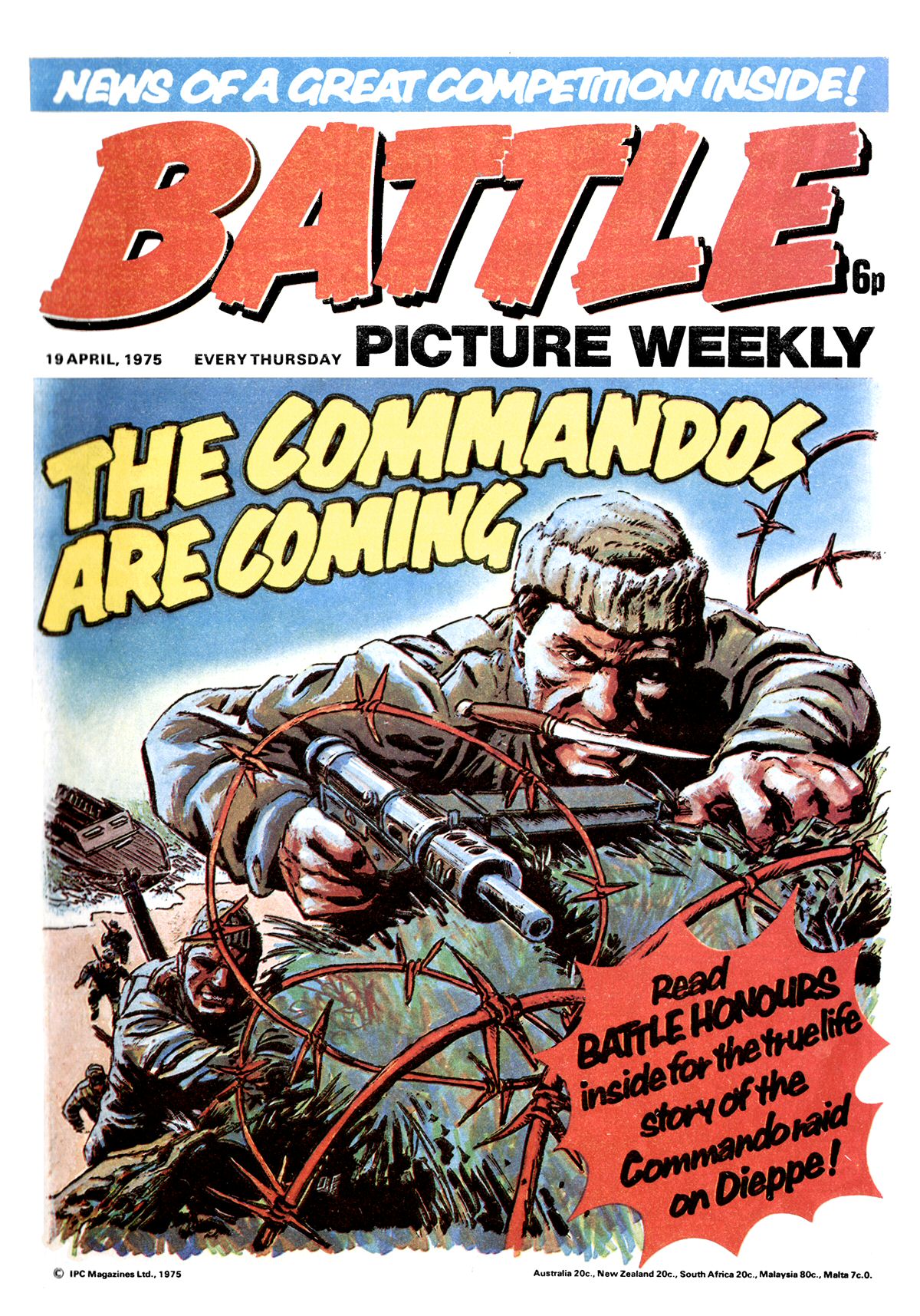 Read online Battle Picture Weekly comic -  Issue #7 - 1