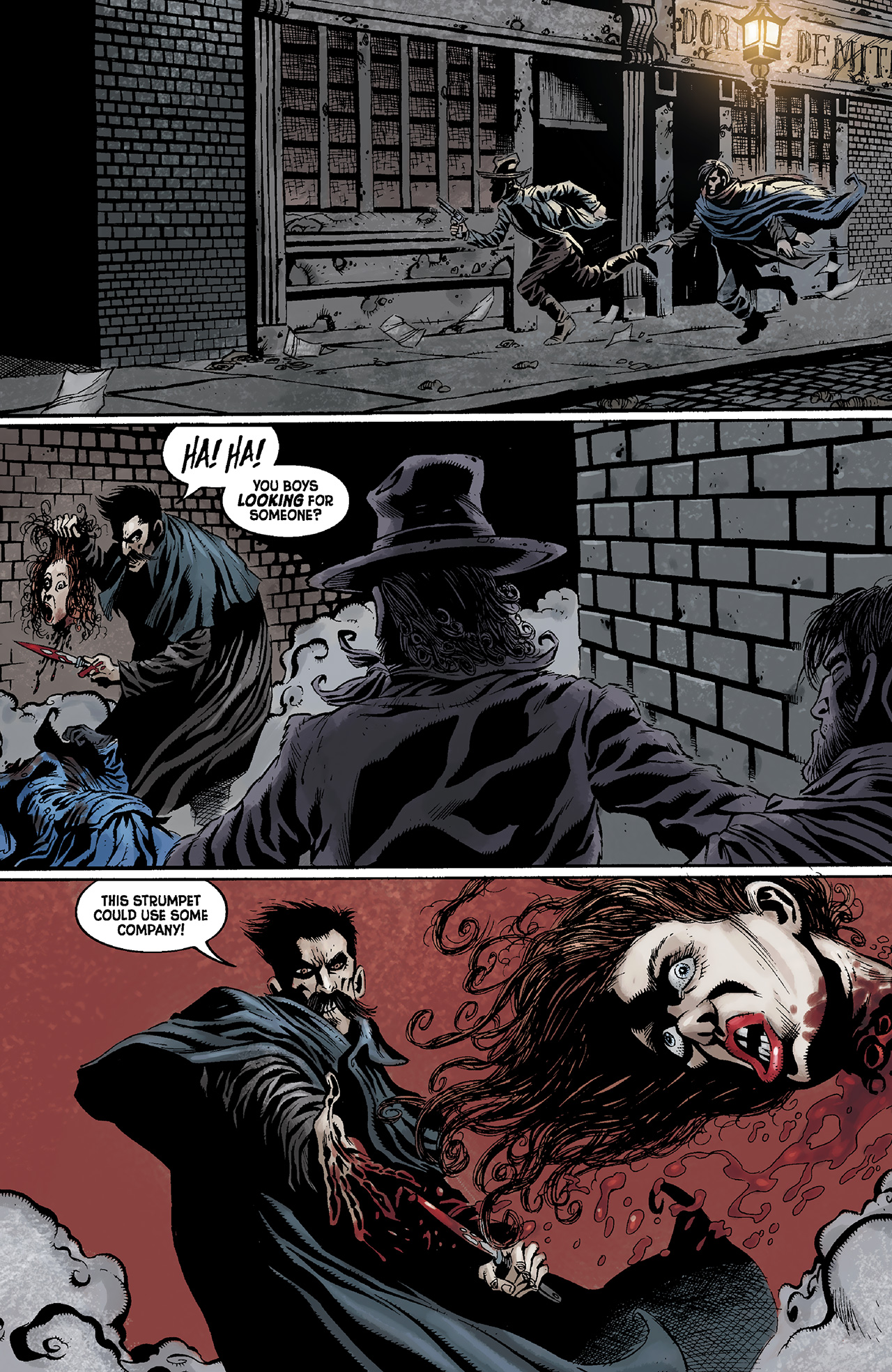 Read online Billy the Kid's Old Timey Oddities and the Ghastly Fiend of London comic -  Issue #3 - 10