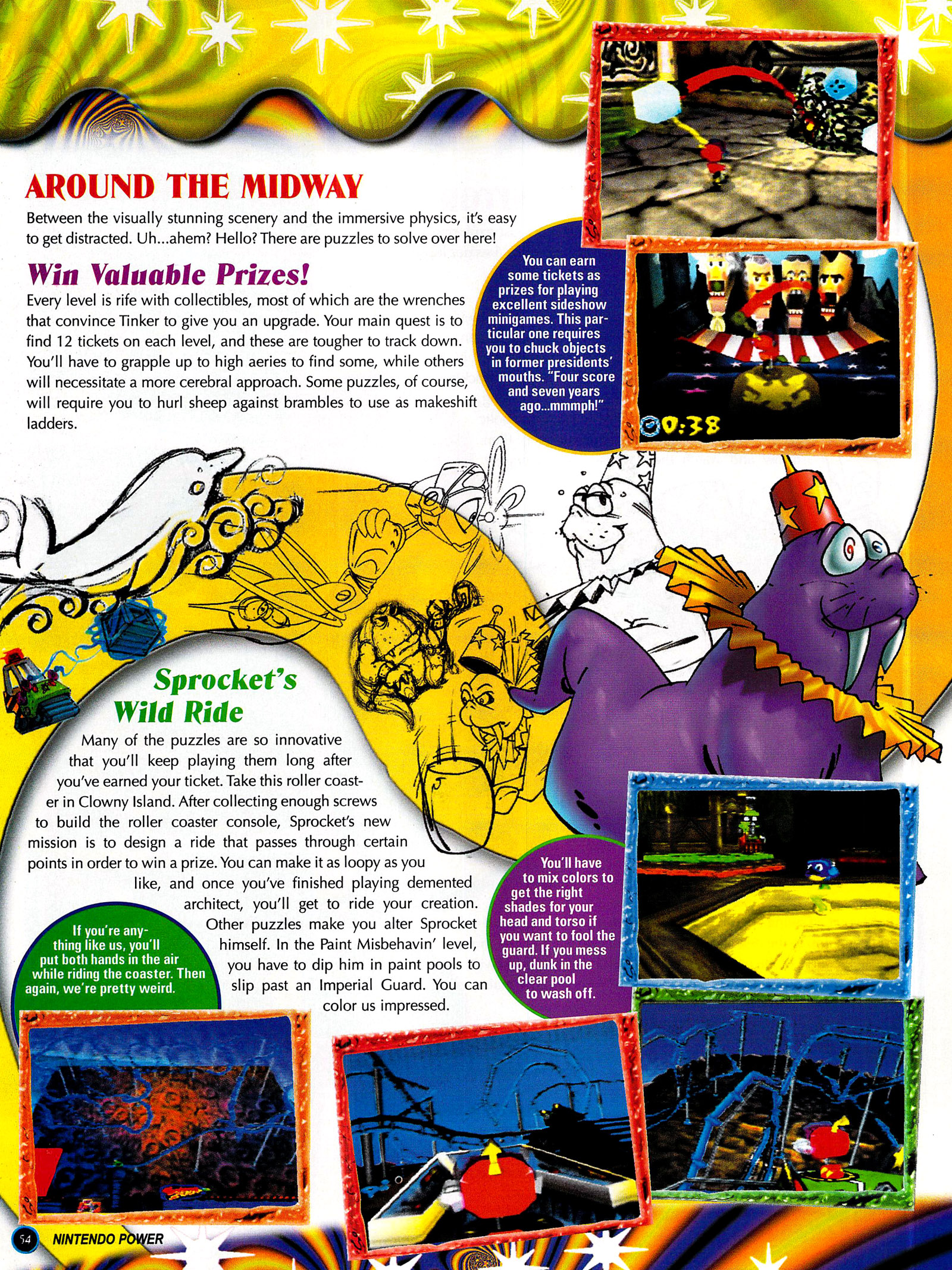 Read online Nintendo Power comic -  Issue #124 - 60