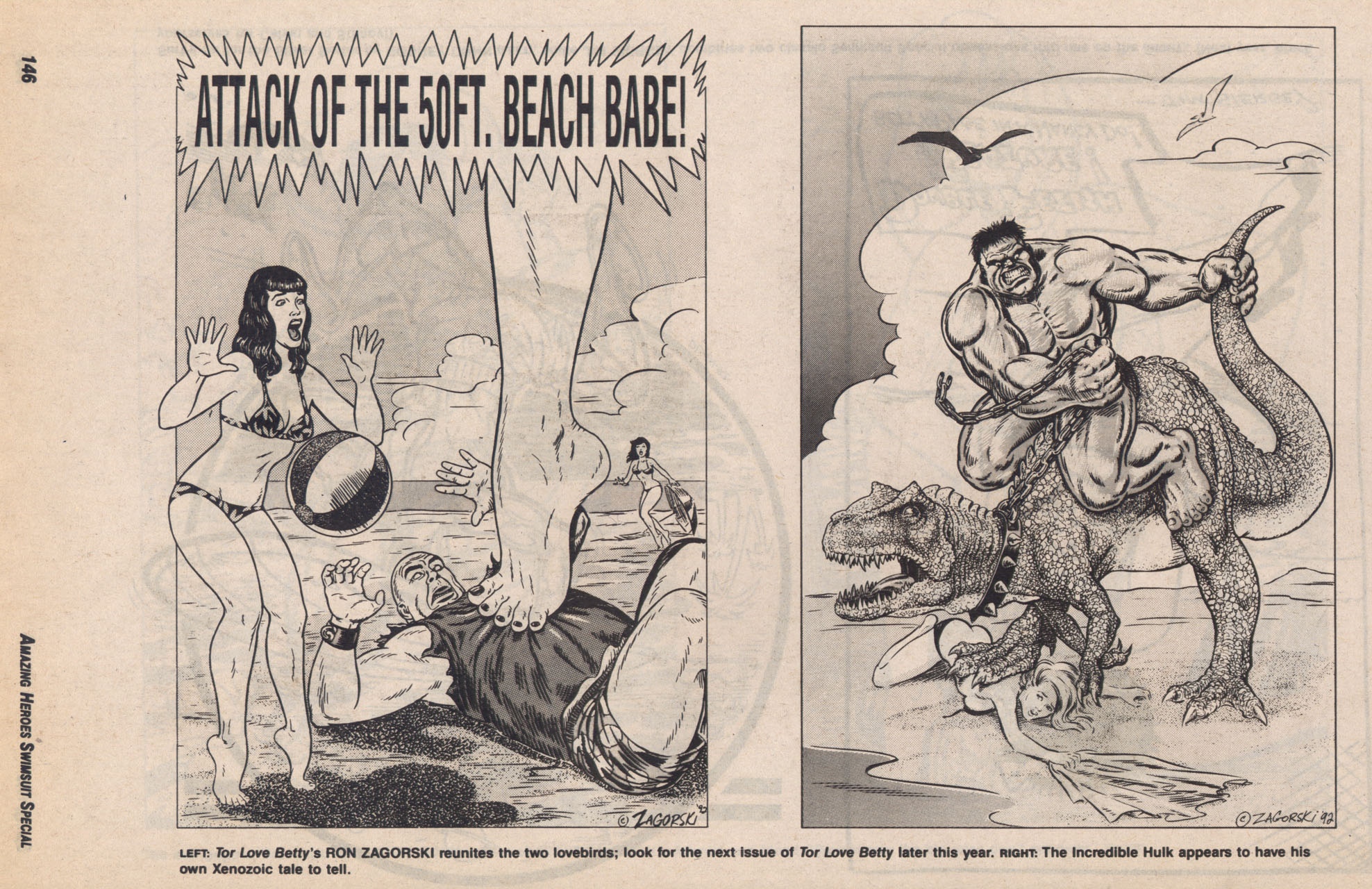 Read online Amazing Heroes Swimsuit Special comic -  Issue # TPB 3 - 145