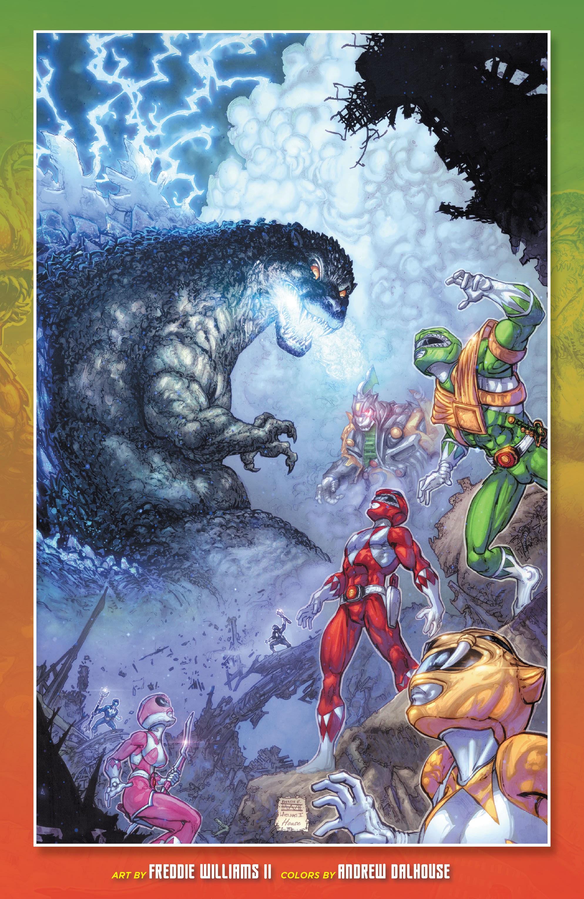 Read online Godzilla vs. The Mighty Morphin Power Rangers comic -  Issue #1 - 22