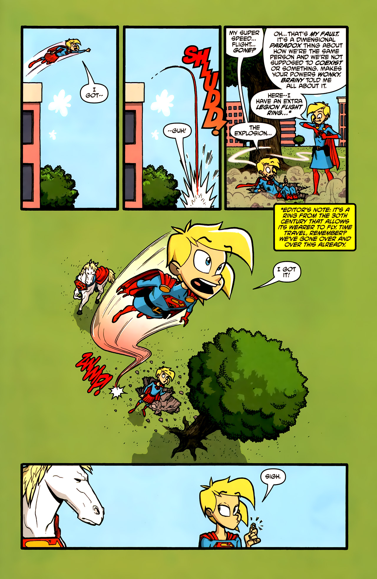 Read online Supergirl: Cosmic Adventures in the 8th Grade comic -  Issue #5 - 7