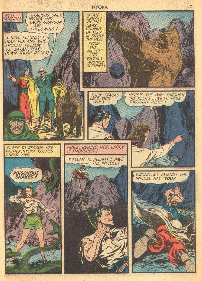 Read online Jungle Girl (1942) comic -  Issue #1 - 27