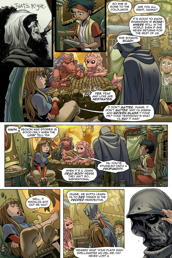 Read online Unsounded comic -  Issue #14 - 129