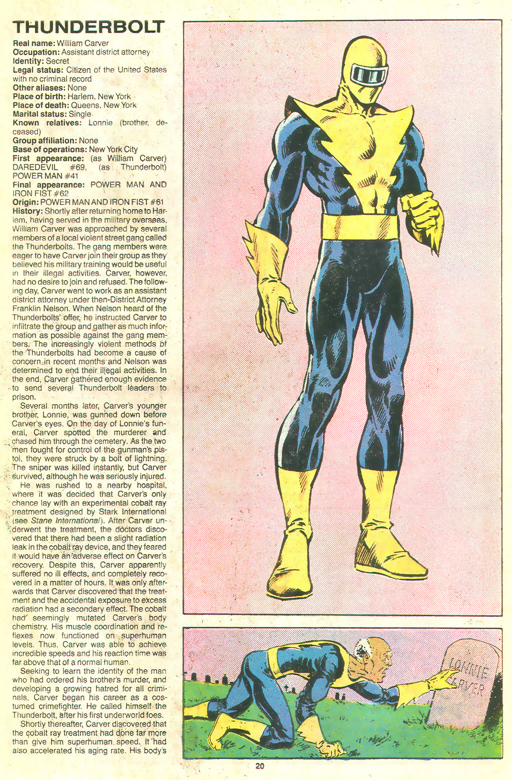 Read online The Official Handbook of the Marvel Universe Deluxe Edition comic -  Issue #20 - 22