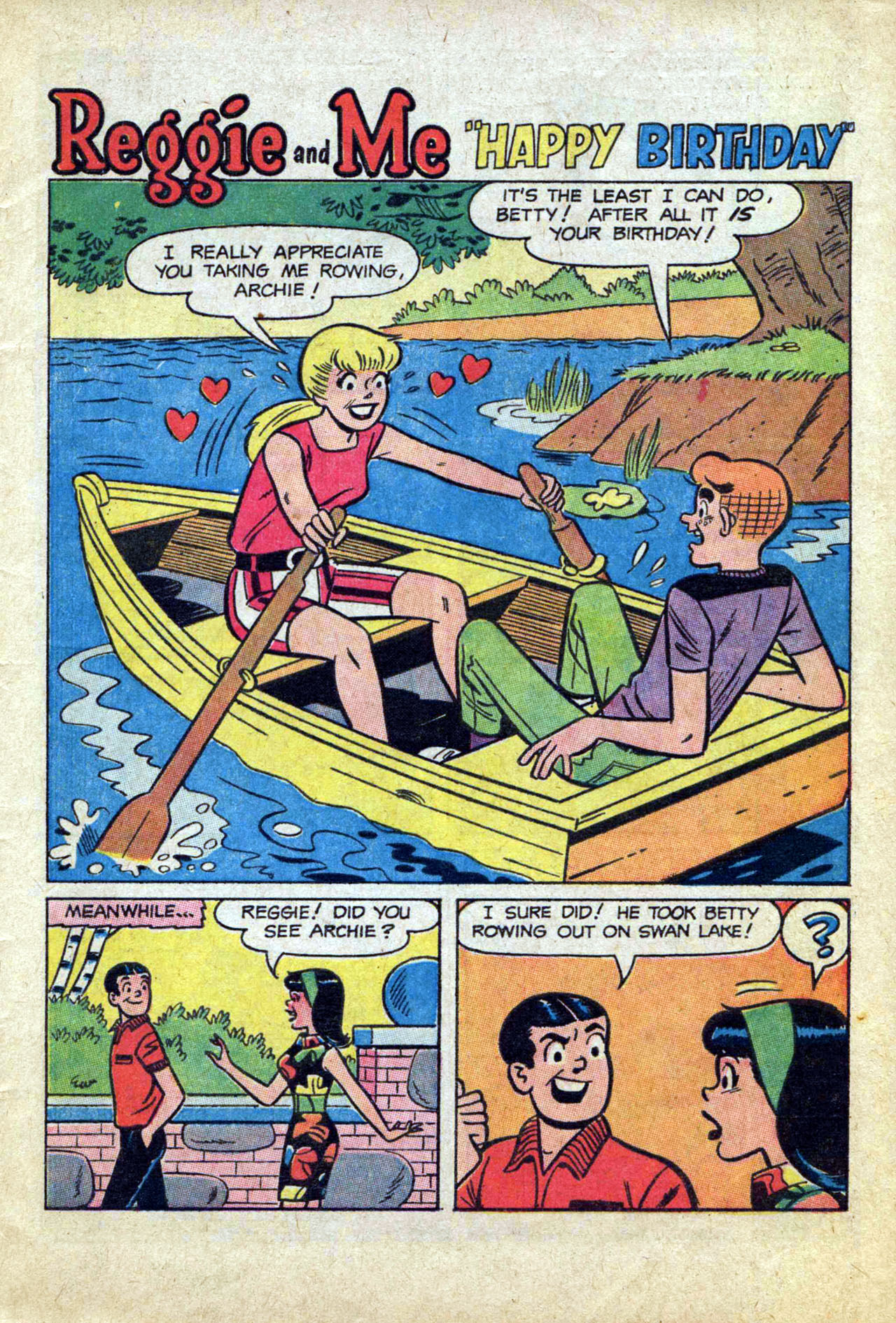 Read online Reggie and Me (1966) comic -  Issue #26 - 29