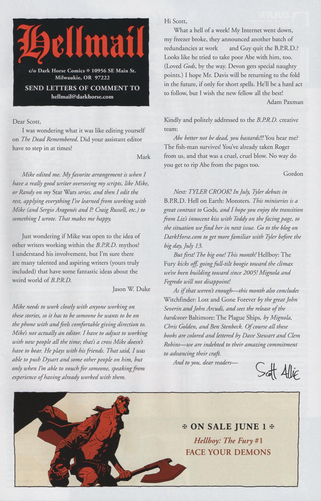 Read online B.P.R.D.: The Dead Remembered comic -  Issue #3 - 29