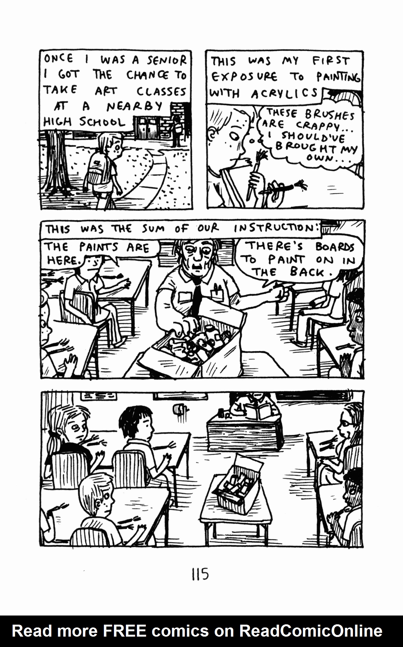 Read online Funny Misshapen Body: A Memoir comic -  Issue # TPB (Part 2) - 16
