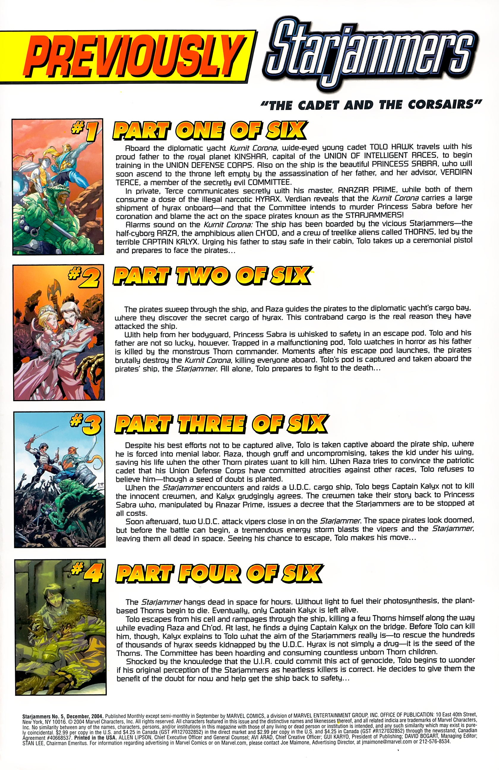 Read online Starjammers (2004) comic -  Issue #5 - 2