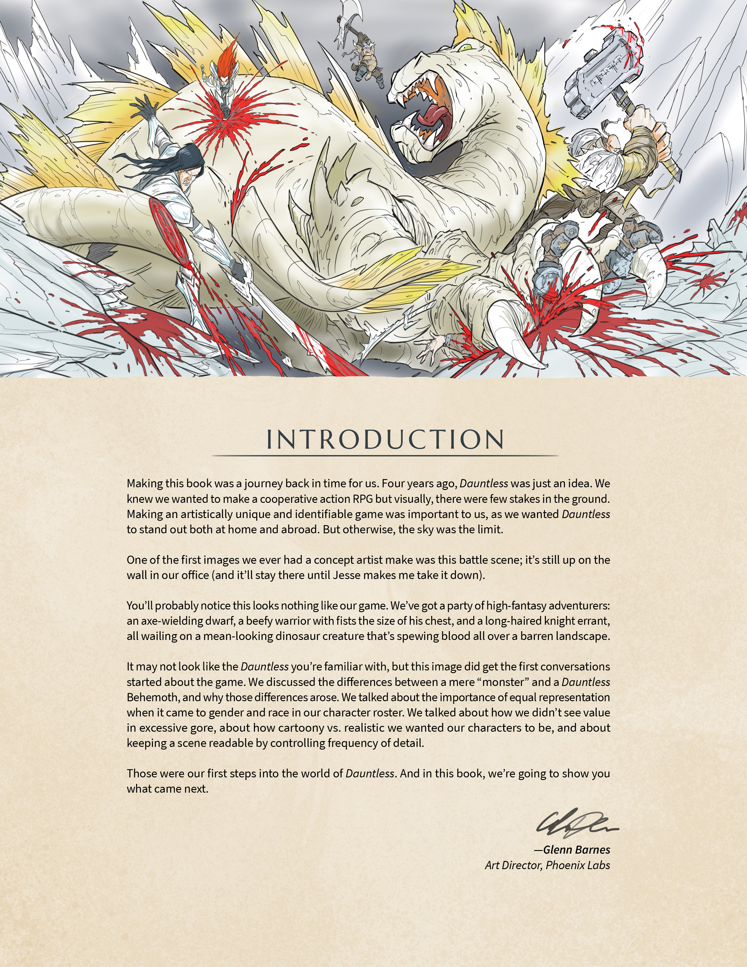 Read online The Art of Dauntless comic -  Issue # TPB - 7
