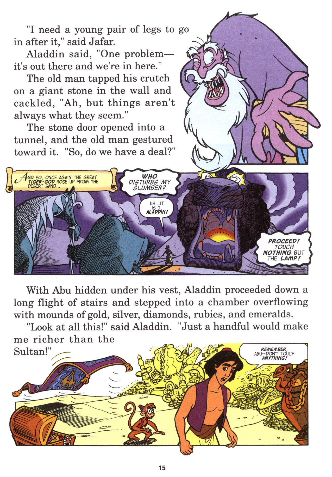 Read online Disney's Junior Graphic Novel Aladdin comic -  Issue # Full - 17