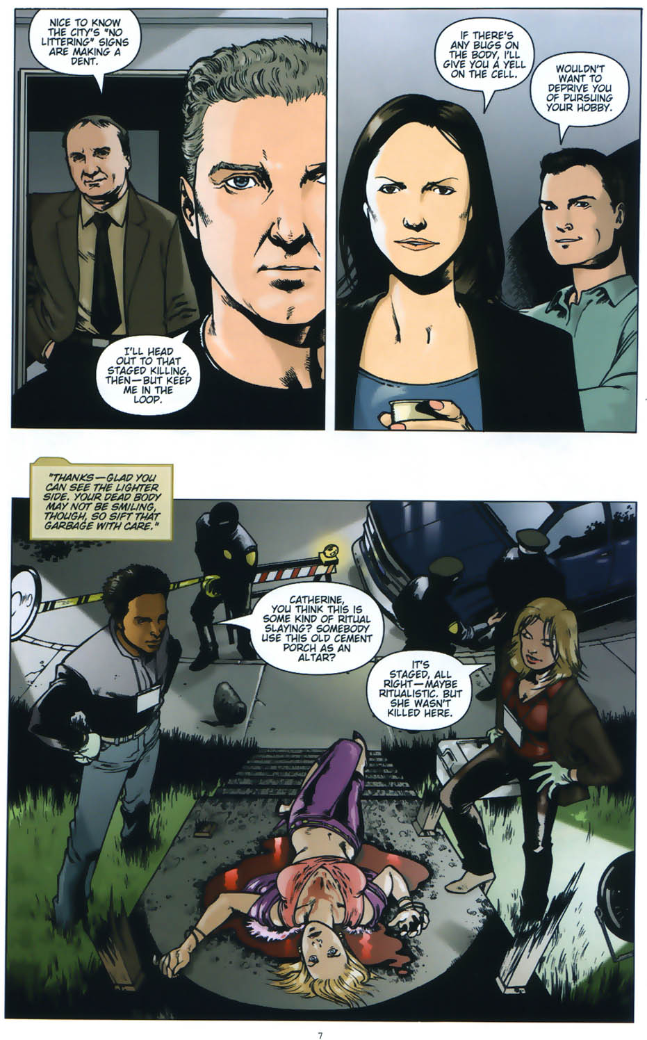 Read online CSI: Crime Scene Investigation comic -  Issue #1 - 10