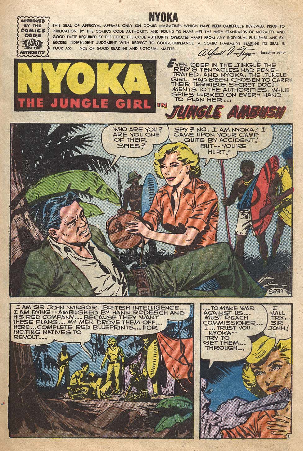 Read online Nyoka the Jungle Girl (1955) comic -  Issue #20 - 3